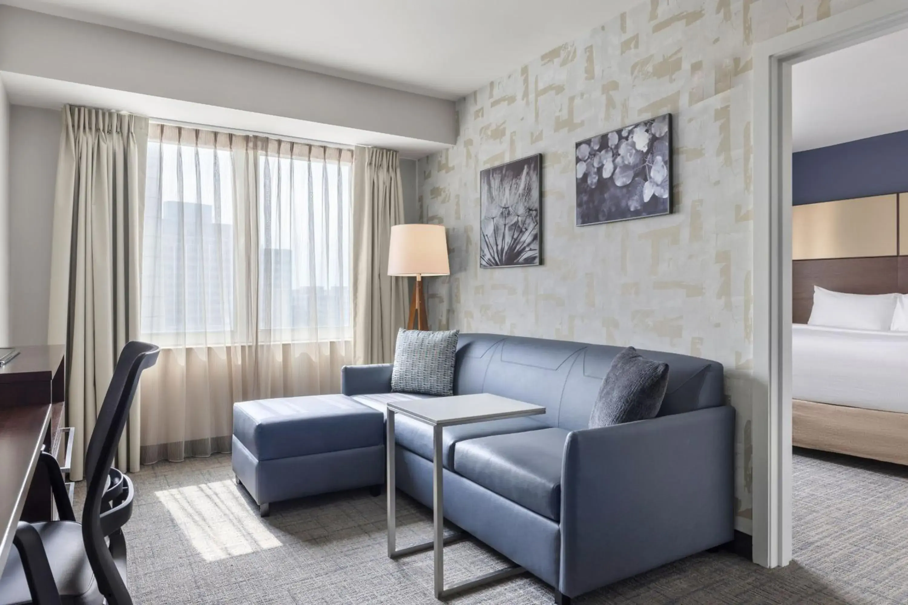 Two-Bedroom Suite with Two Bathrooms in Residence Inn by Marriott The Bronx at Metro Center Atrium Two-Bedroom Suite with Two Bathrooms in Residence Inn by Marriott The Bronx at Metro Center Atrium