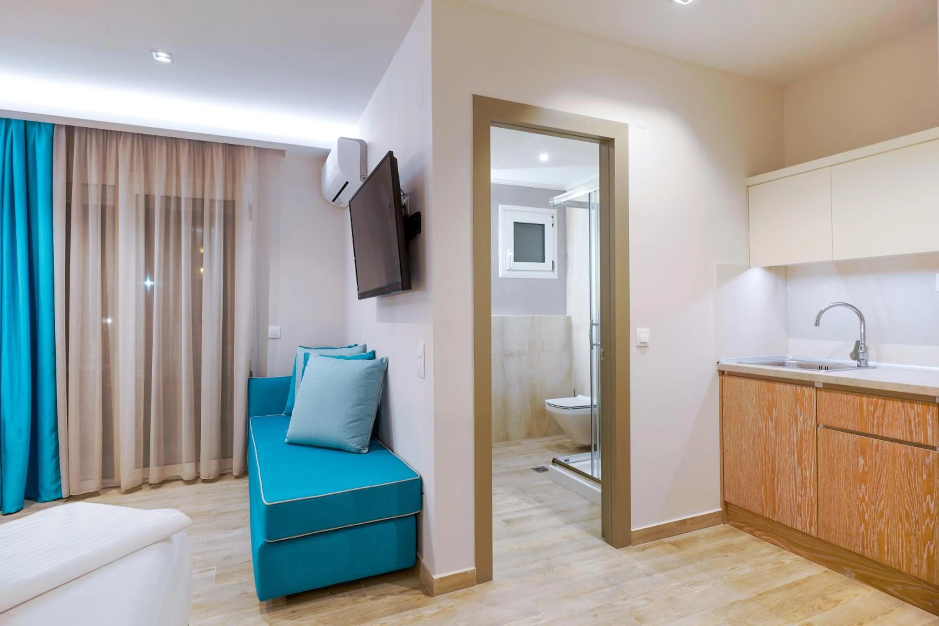 Bathroom in Iliomagic Luxury Suites Thassos