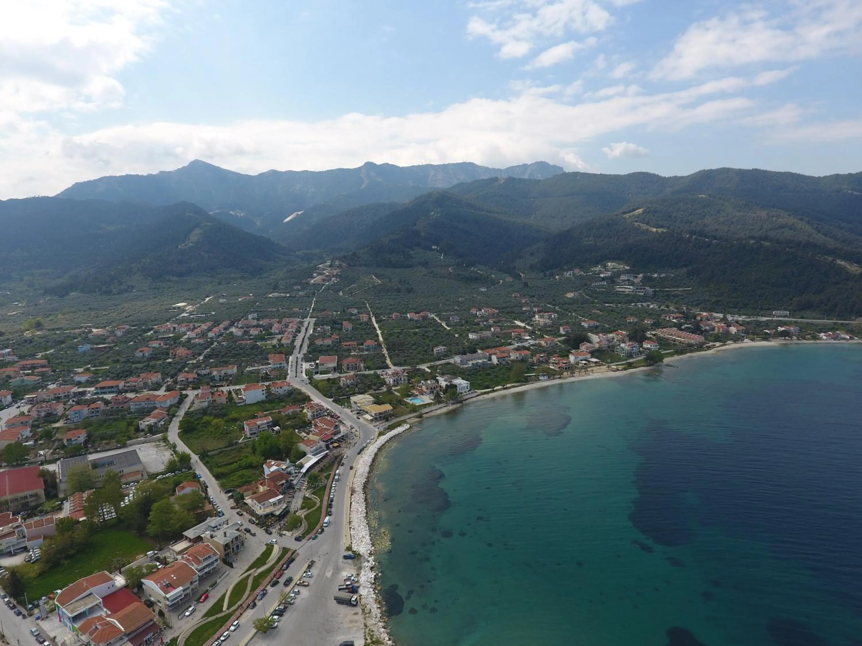 Bird's eye view in Iliomagic Luxury Suites Thassos