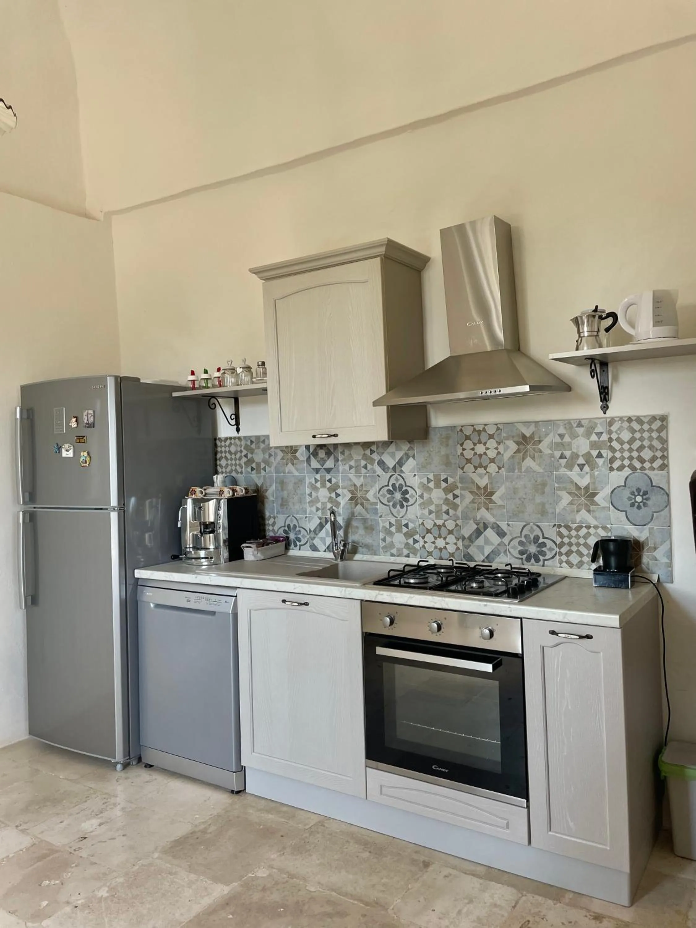 Kitchen or kitchenette in B&B Nonno Ciccio