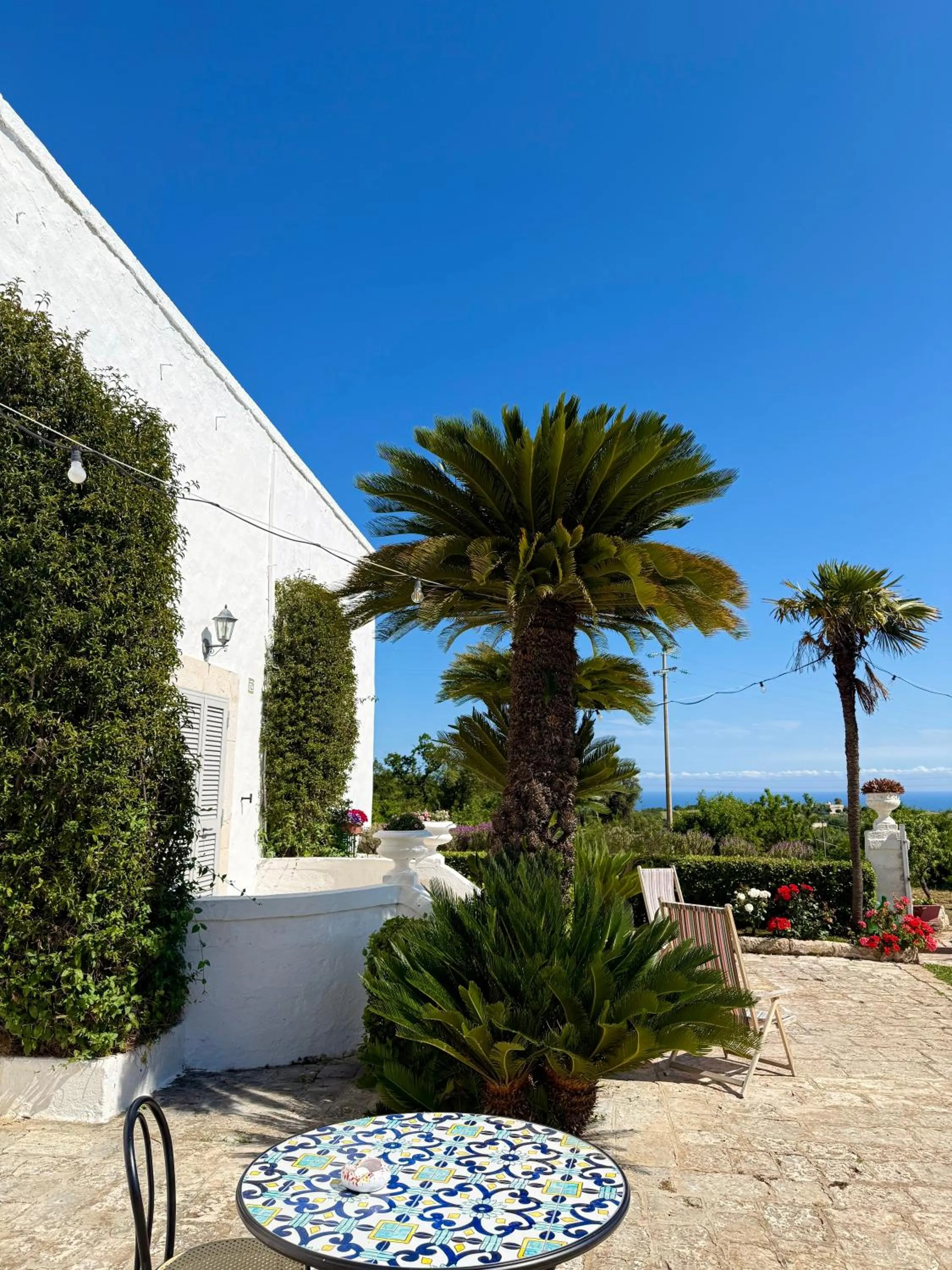 Patio in B&B Nonno Ciccio