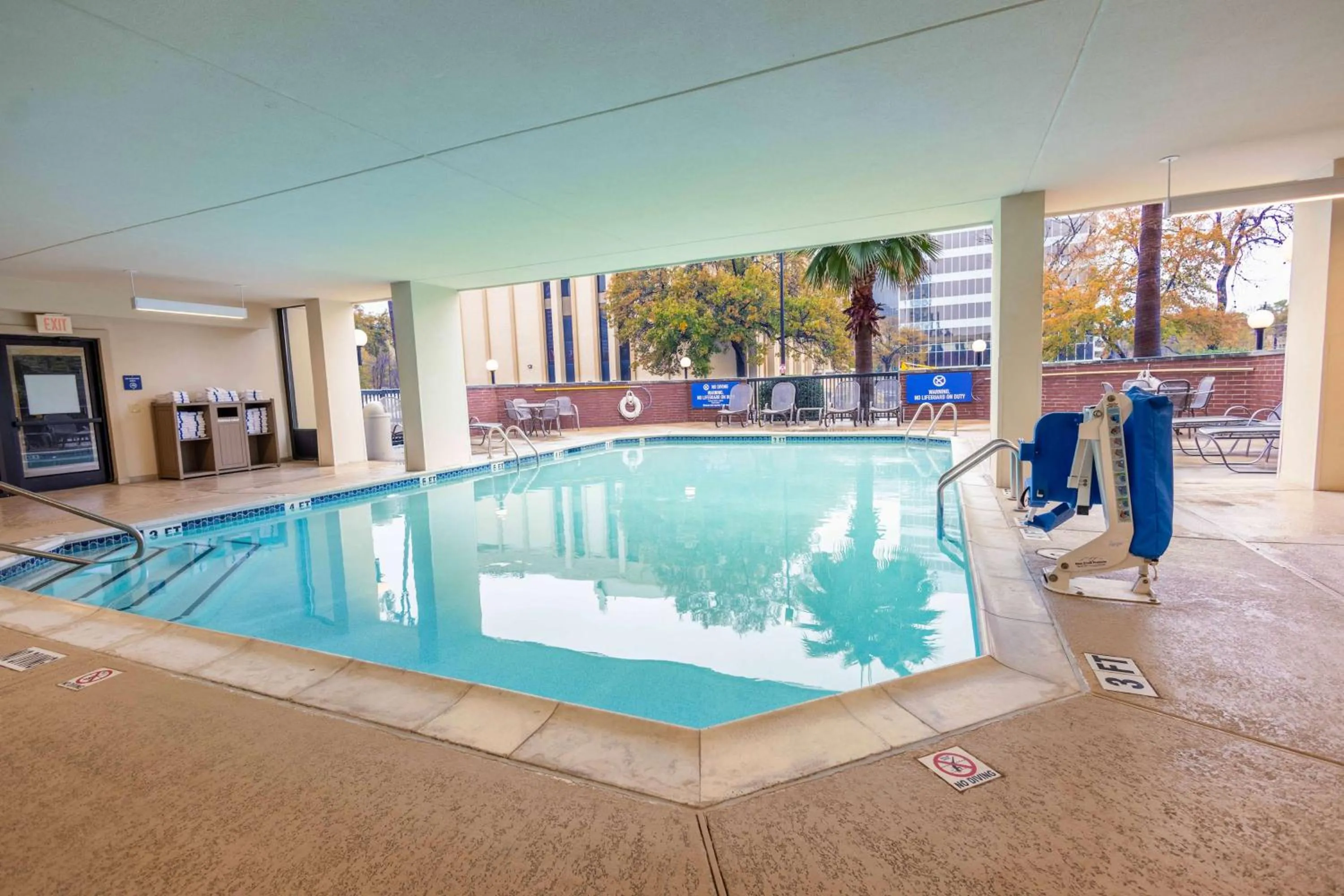 Pool view in Drury Inn & Suites Houston Galleria