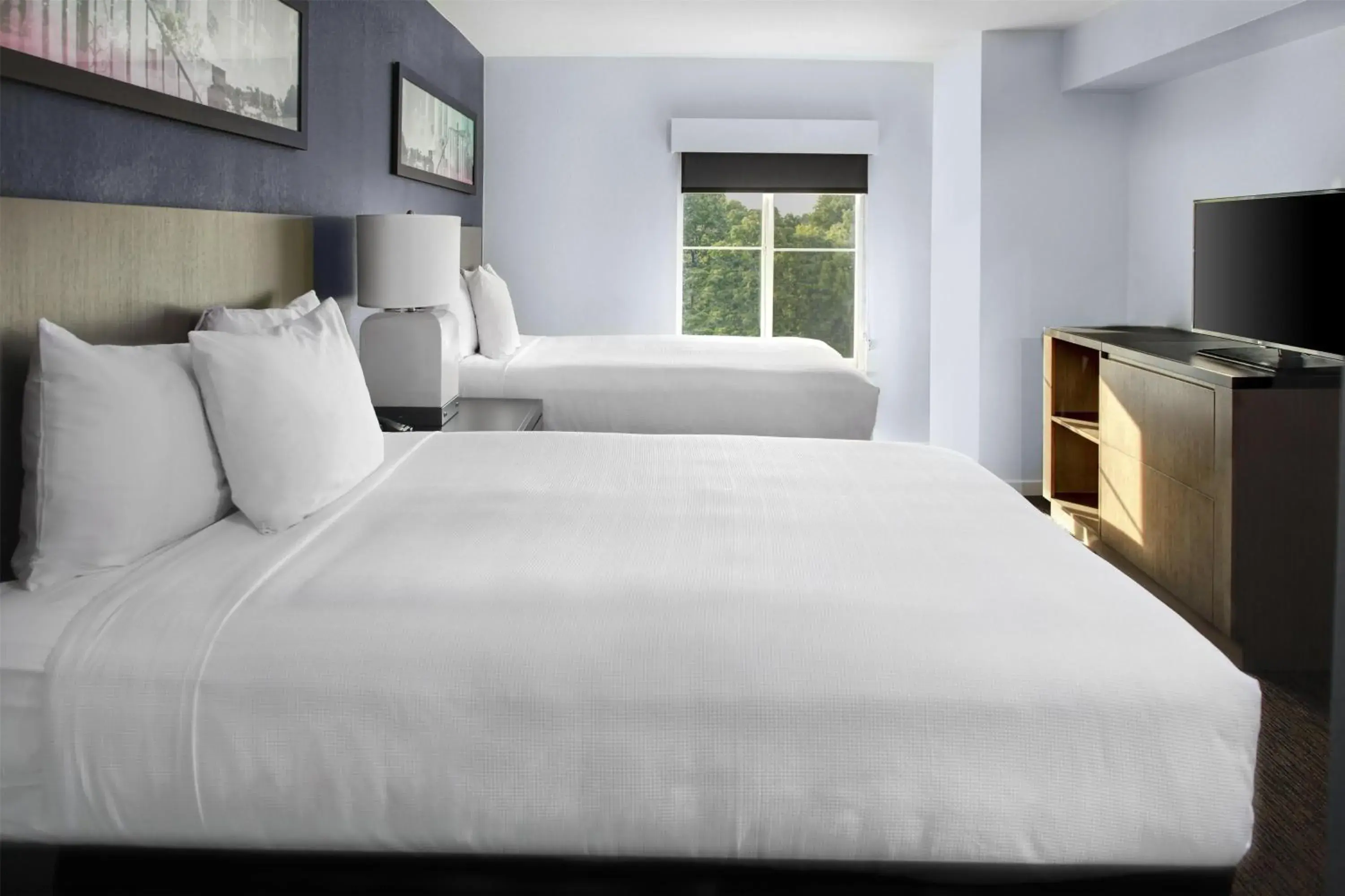 One-Bedroom Suite with Two Double Beds in Hyatt House Morristown One-Bedroom Suite with Two Double Beds in Hyatt House Morristown