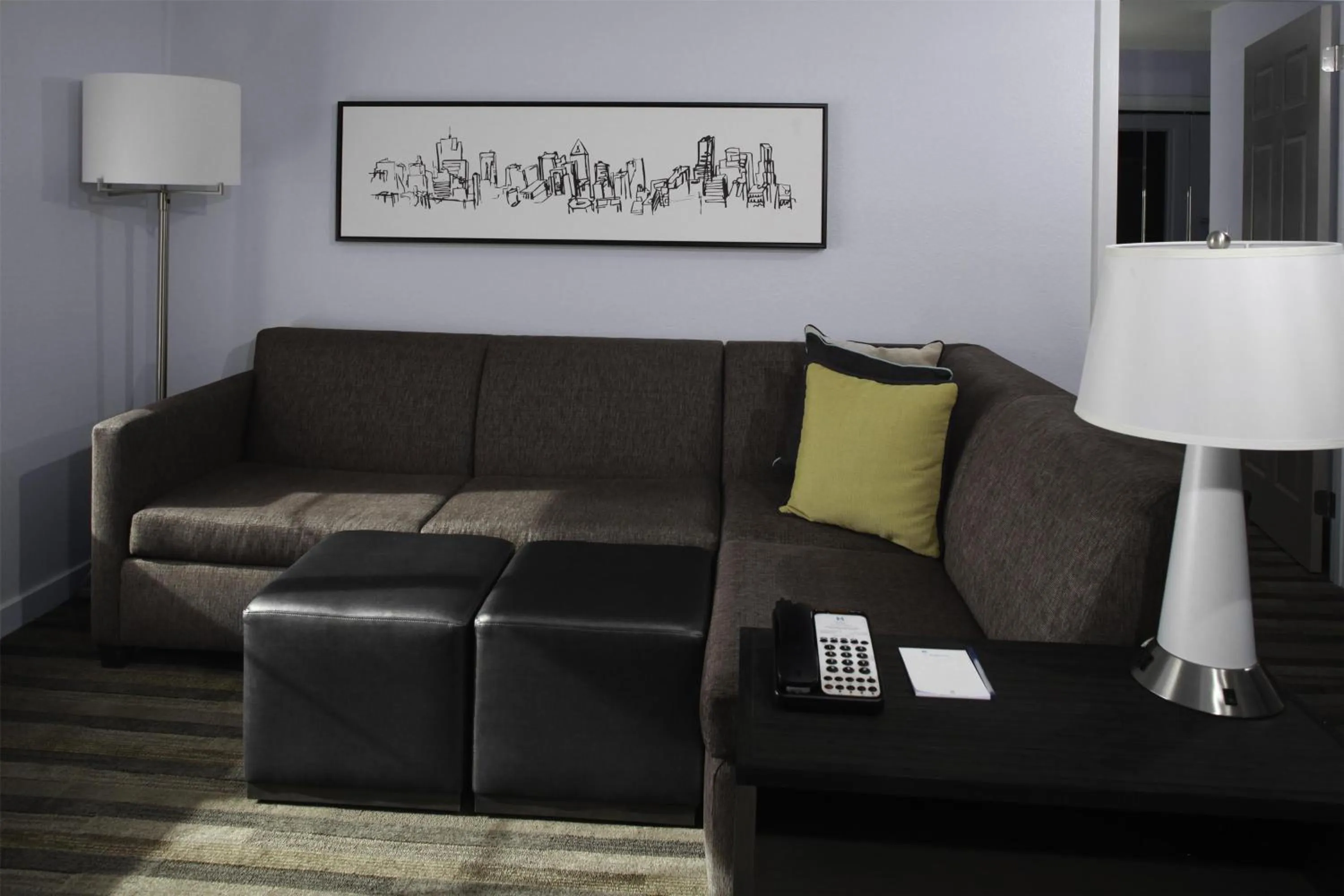 Photo of the whole room in Hyatt House Morristown