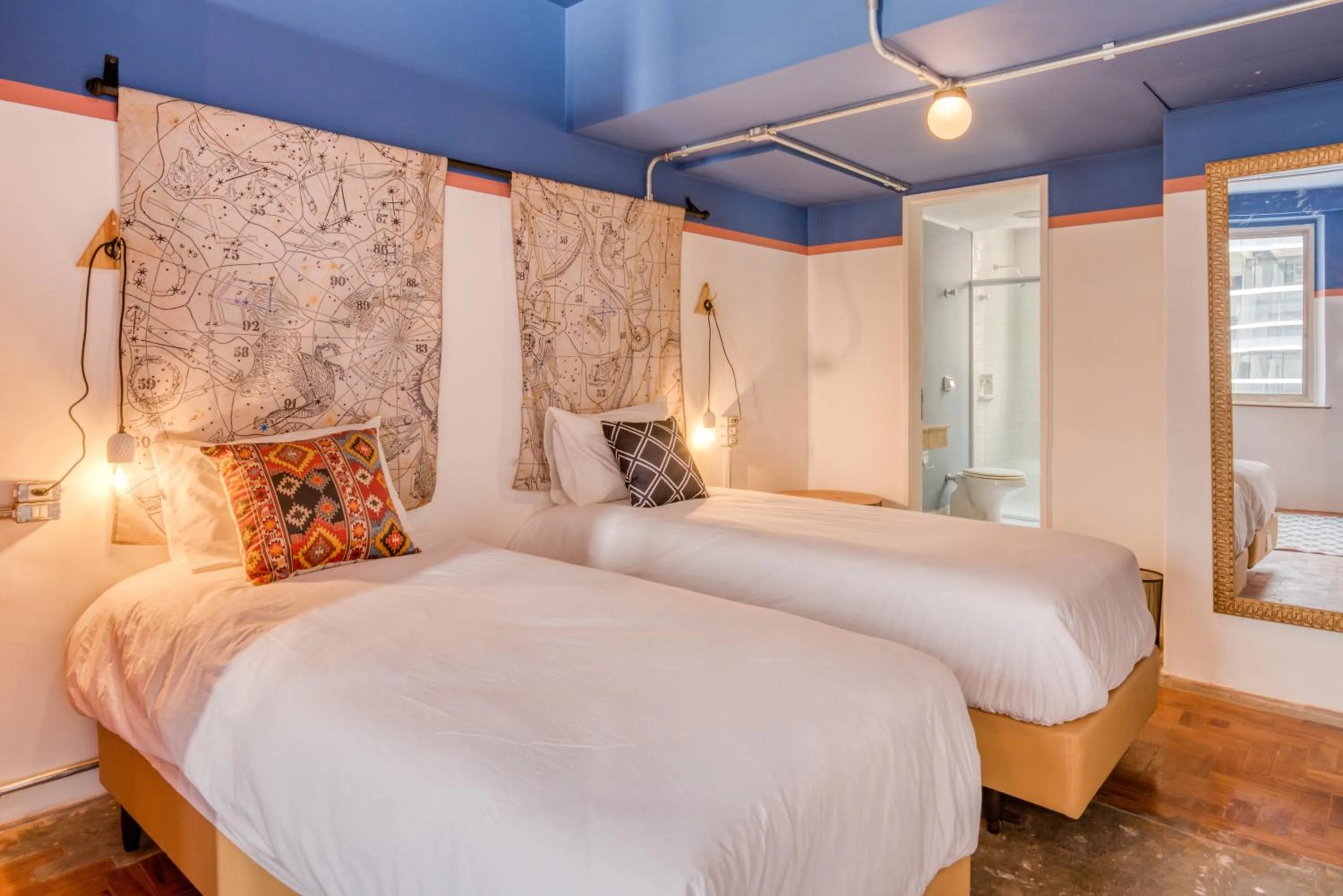 Bed in Selina Aurora Sao Paulo