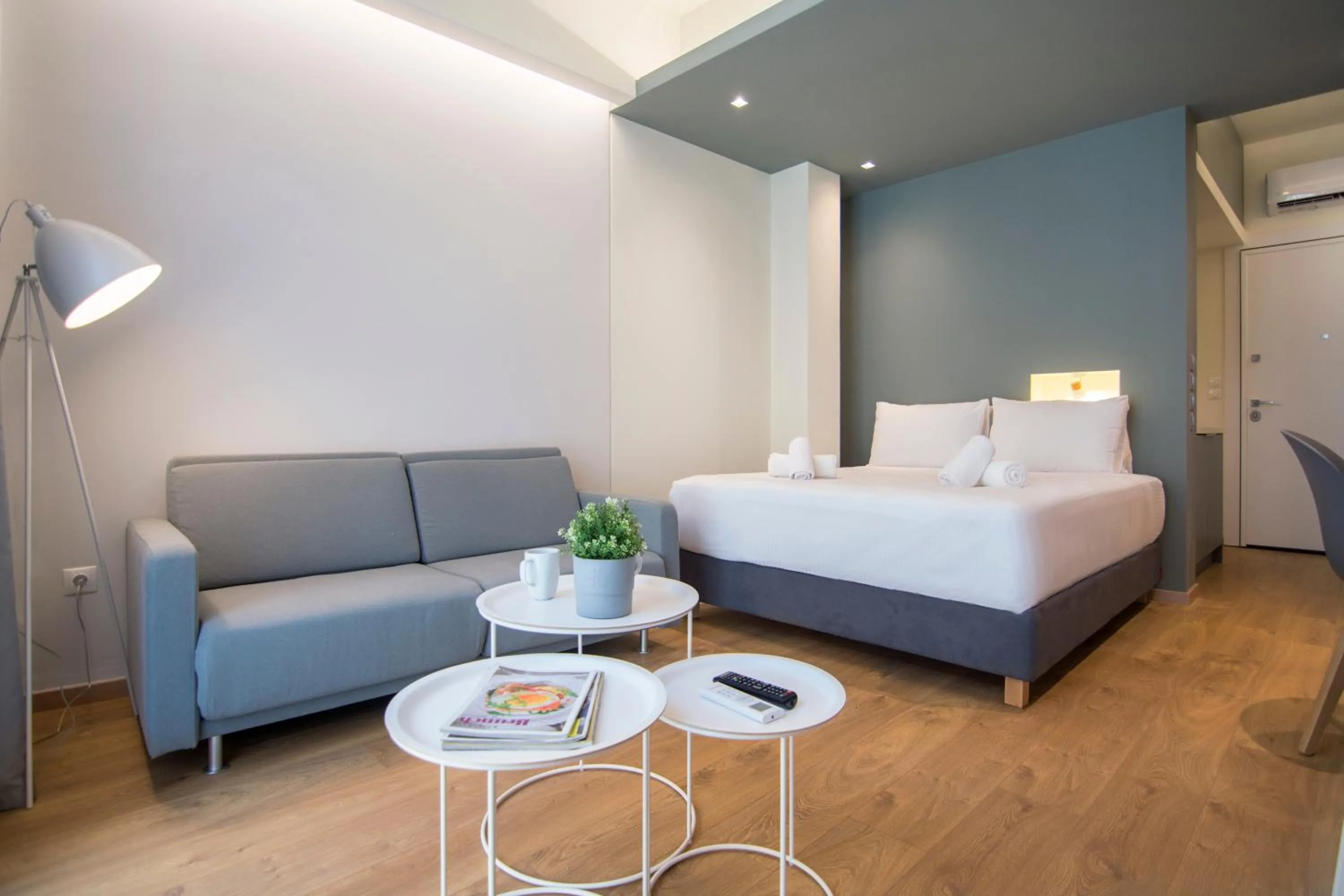 Photo of the whole room, Bed in Kolokotroni Lofts Syntagma