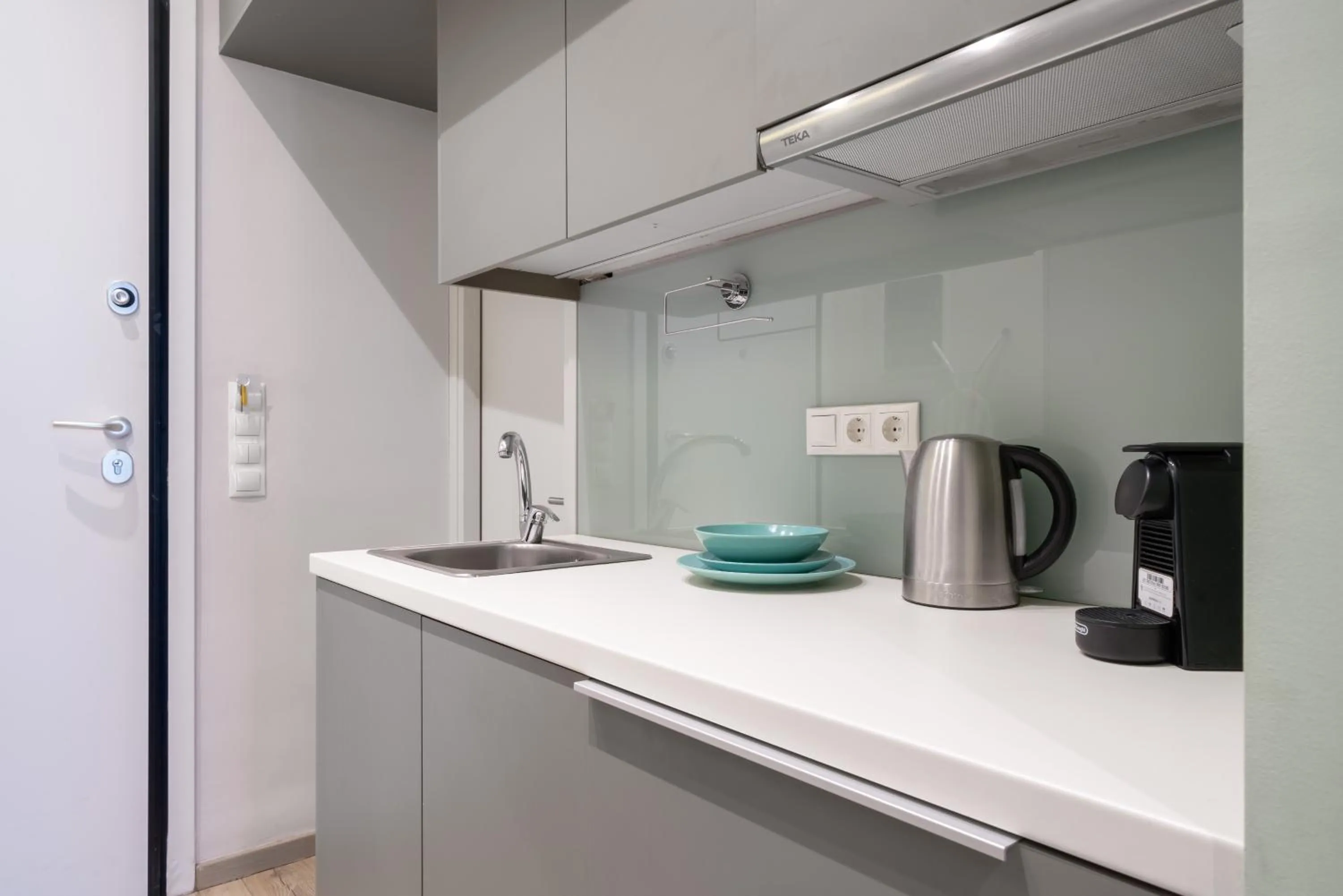 kitchen in Kolokotroni Lofts Syntagma