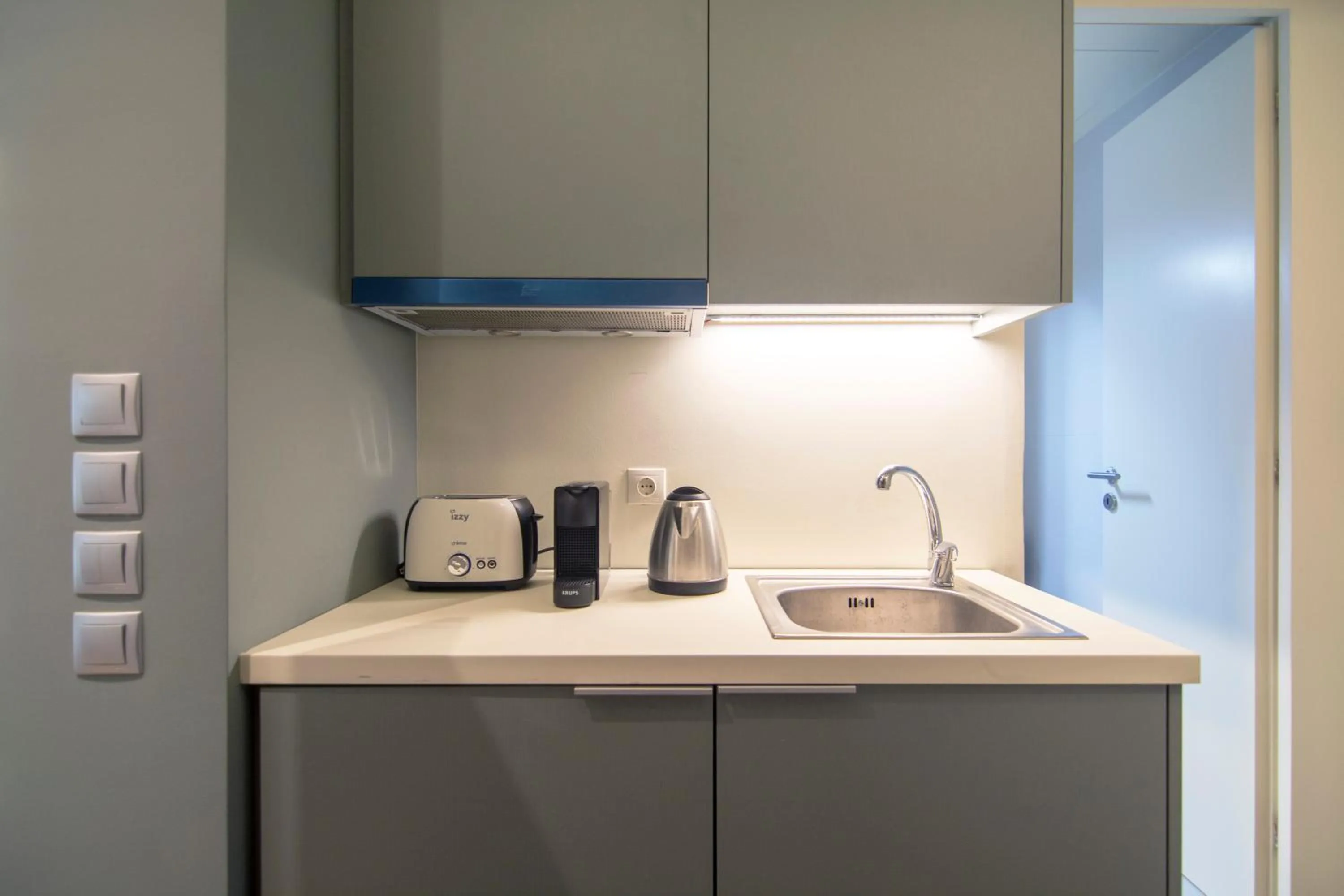 Kitchen or kitchenette in Kolokotroni Lofts Syntagma