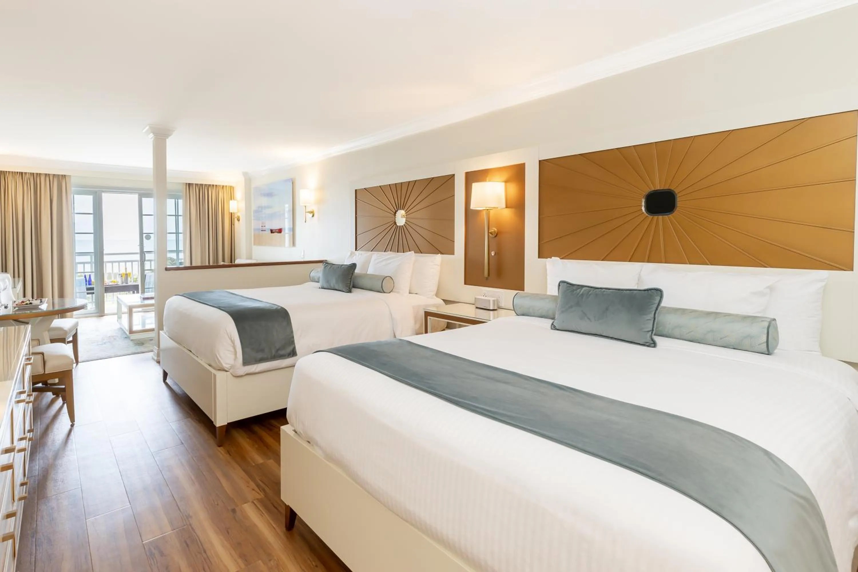 Bed in La Mer Beachfront Resort