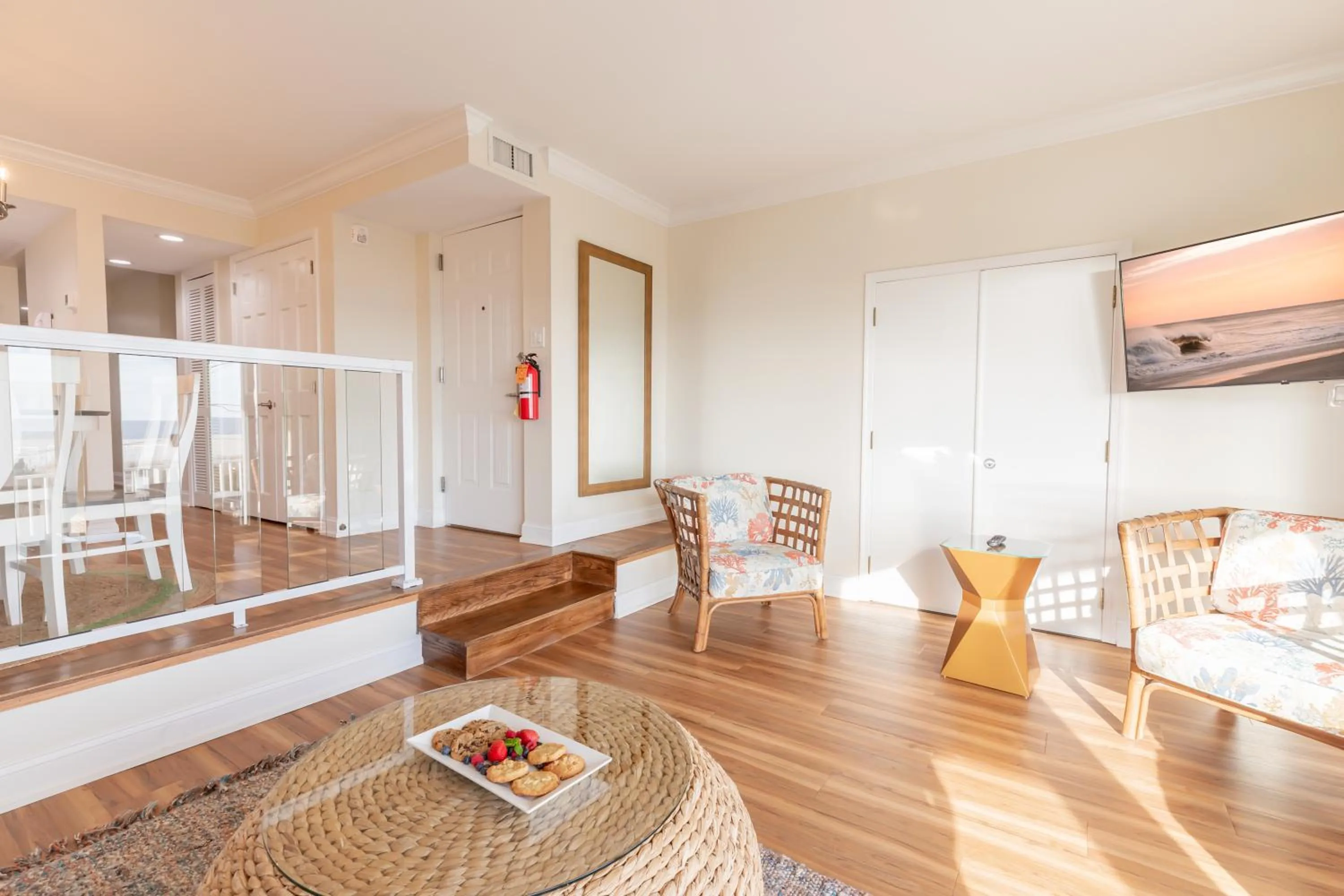 Living room in La Mer Beachfront Resort