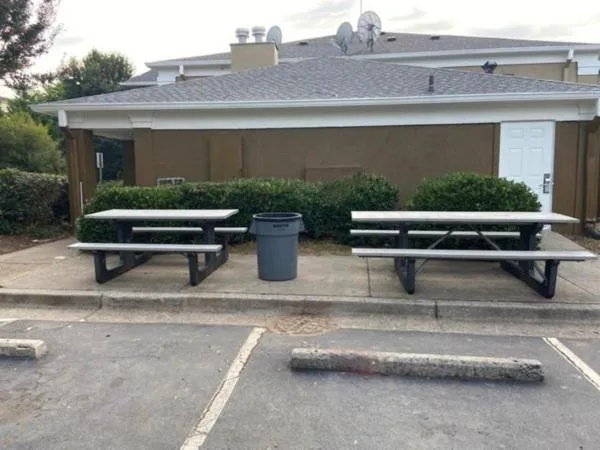 Patio in HomeTowne Studios by Red Roof - Atlanta NE - Peachtree Corners