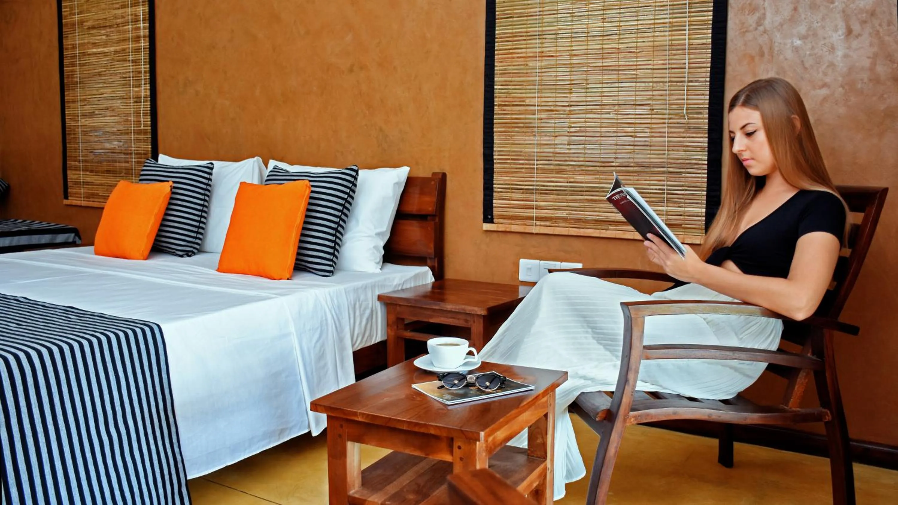 Bed in Melheim Beach Kalpitiya