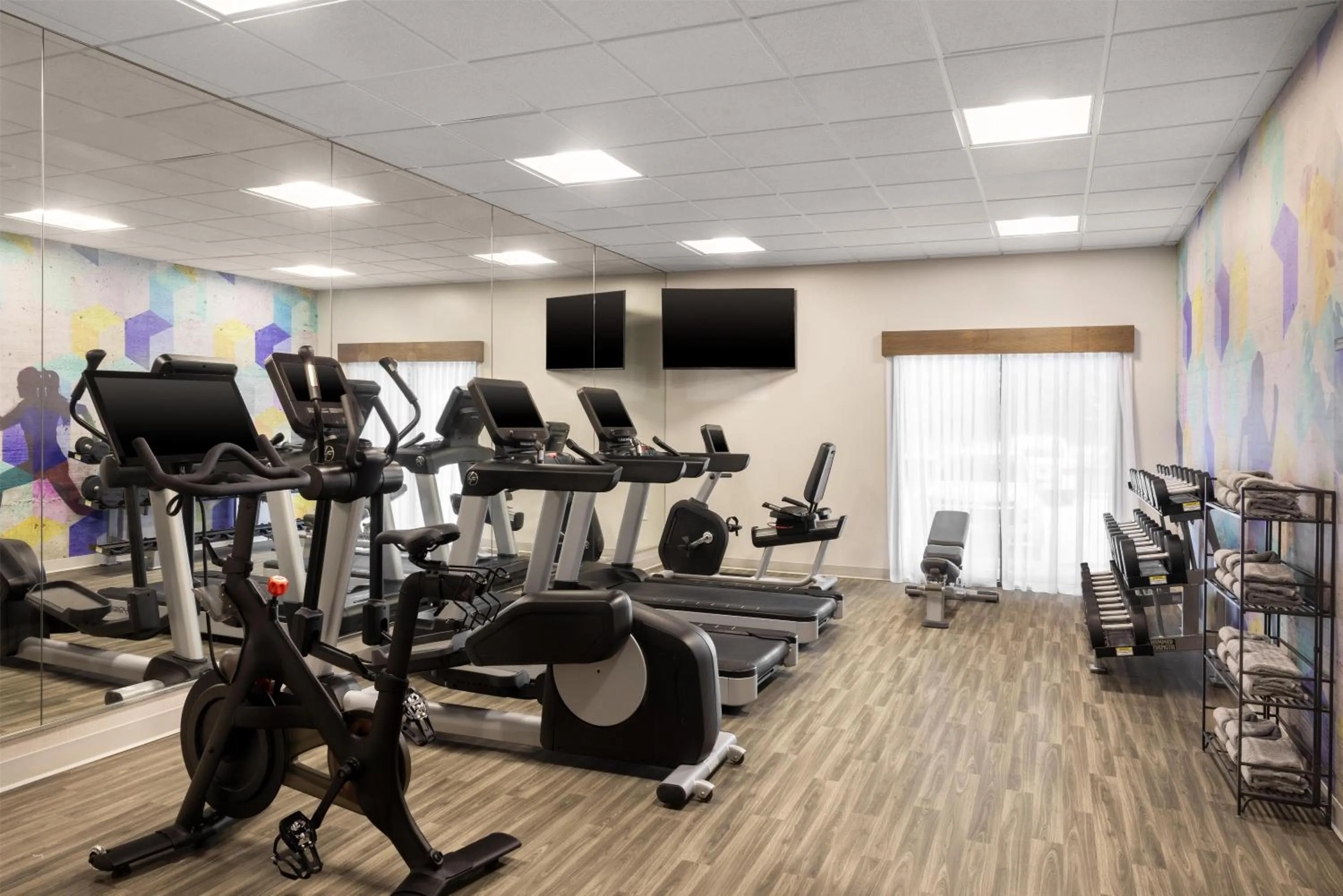 Fitness centre/facilities in Hyatt Place Sterling Dulles Airport North