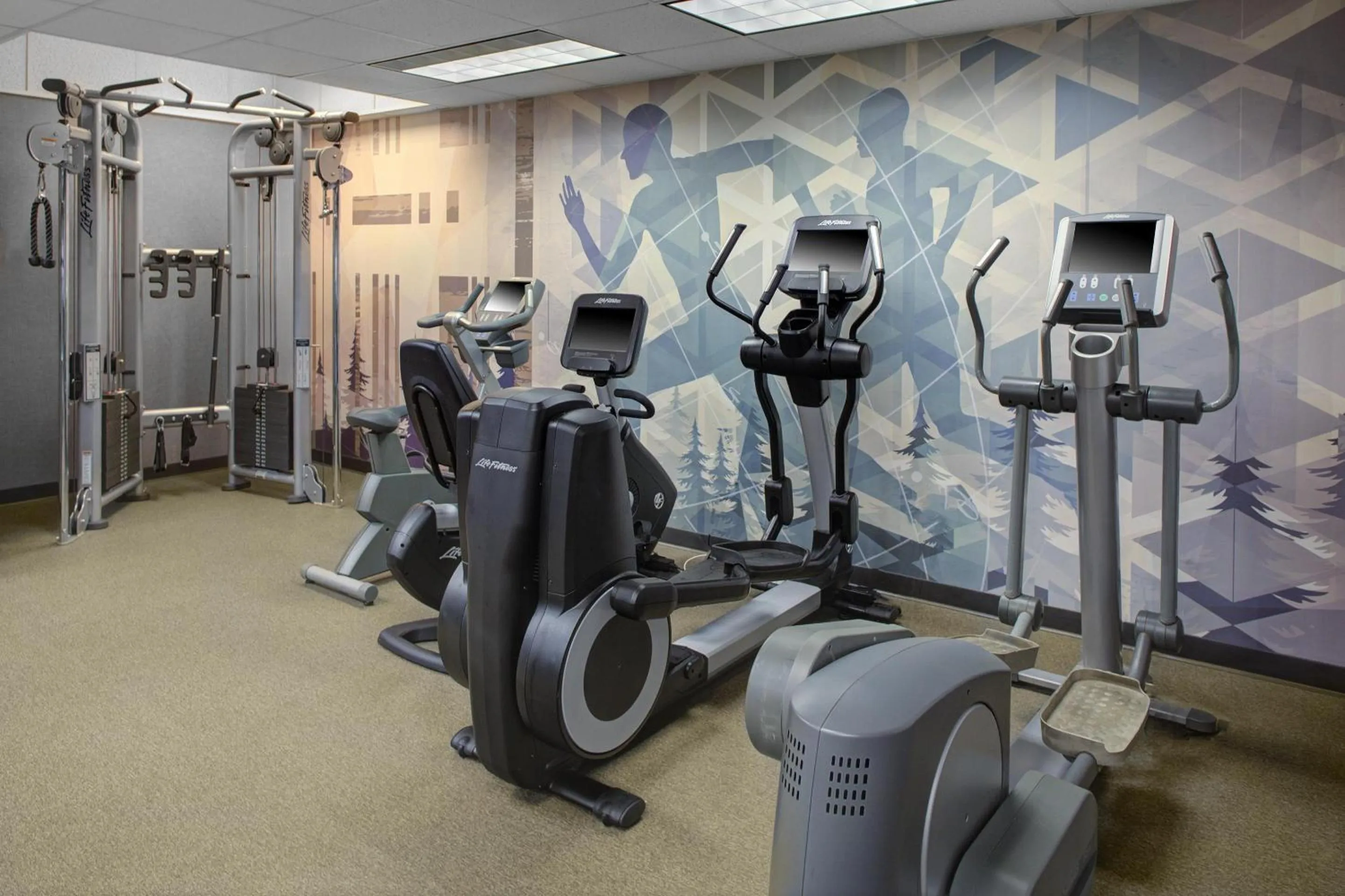 Fitness centre/facilities in Hyatt House Parsippany Whippany