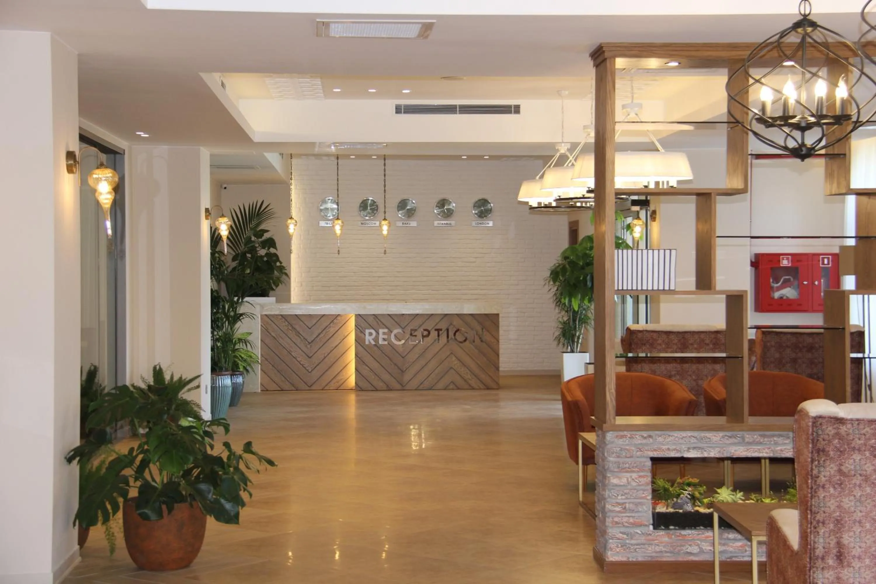 Lobby or reception in Khazar Inji Hotel