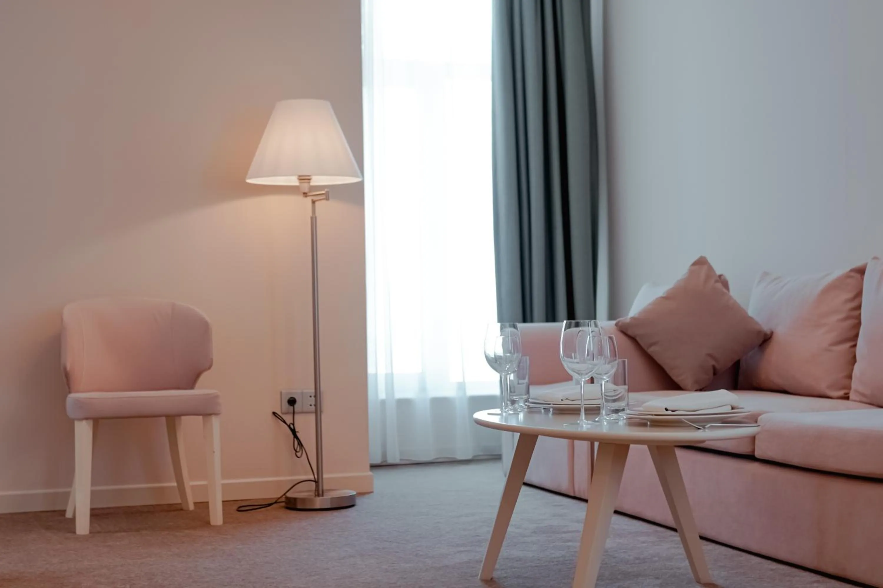 Seating area in Khazar Inji Hotel