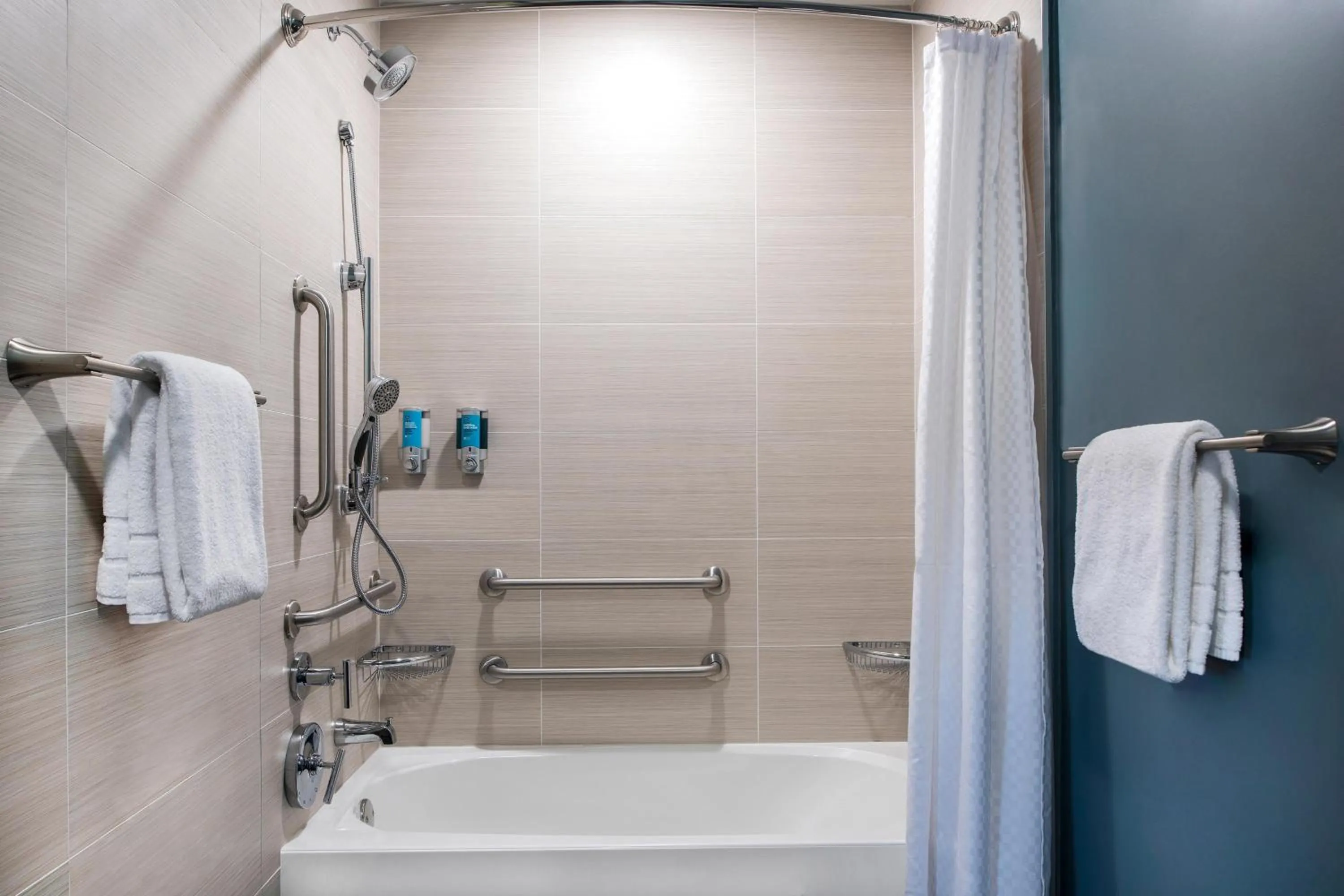 Bathroom in Aloft Charlotte Ballantyne