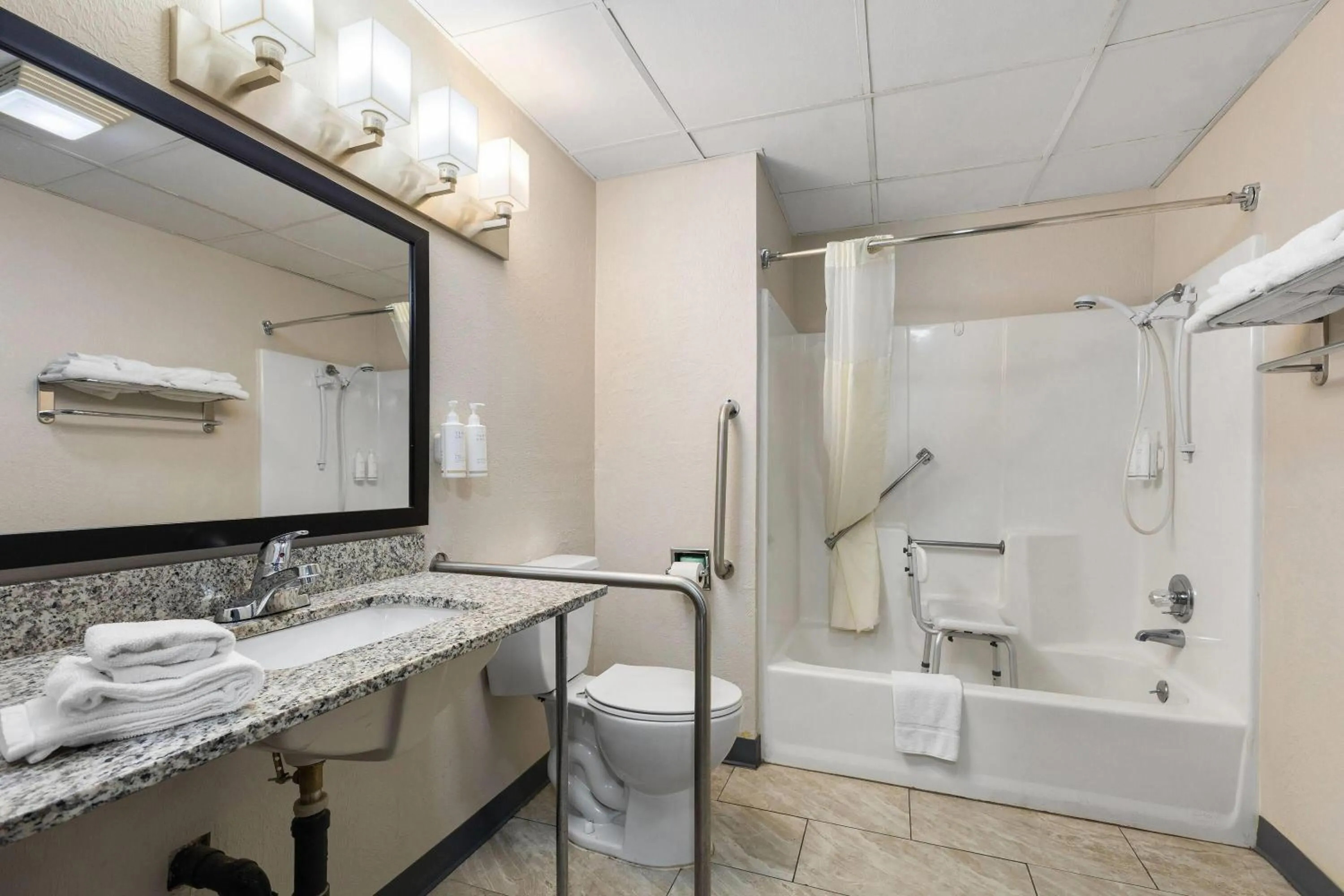 Bathroom in Days Inn by Wyndham Madisonville