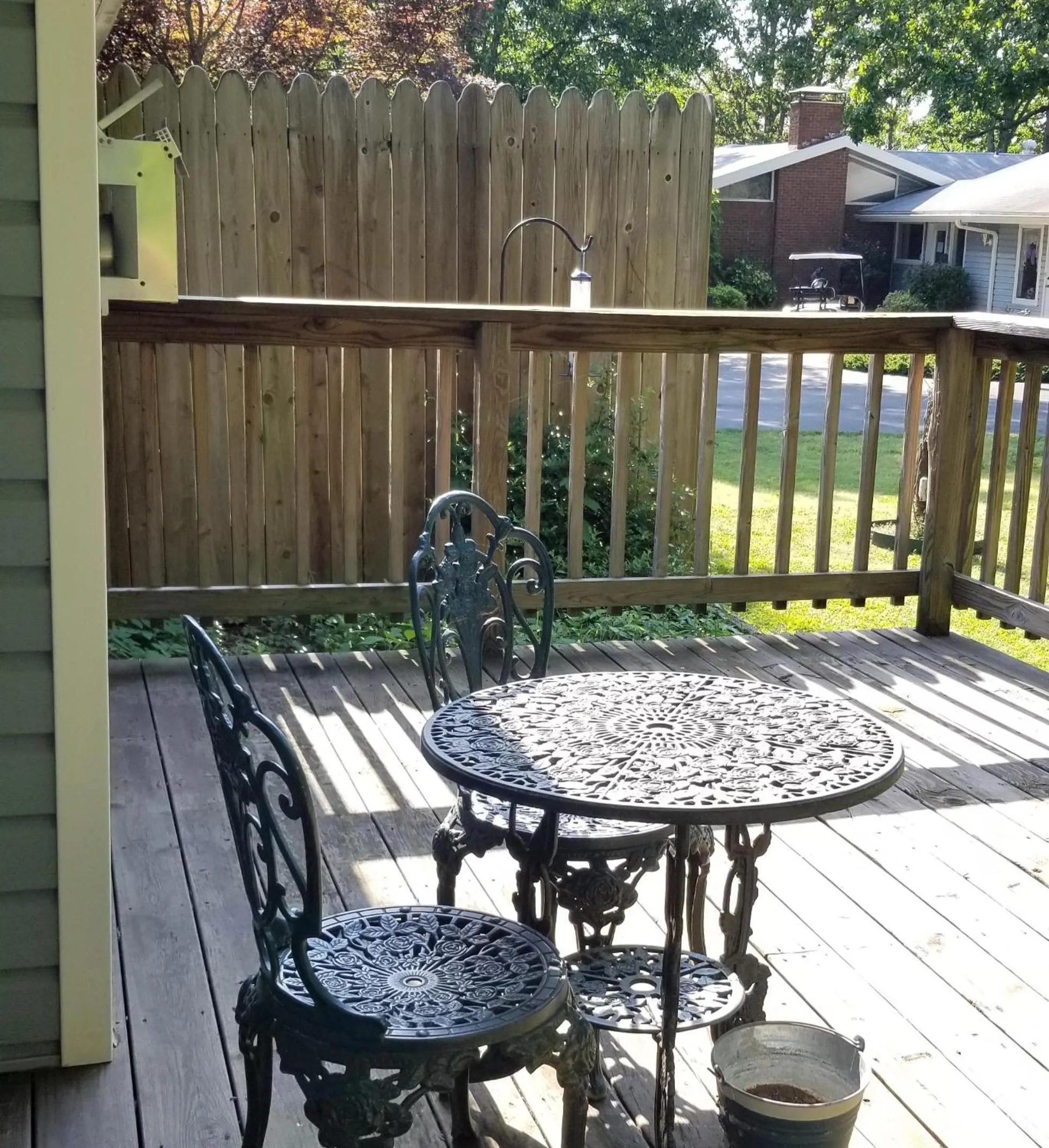 Patio in Evening Shade Inn