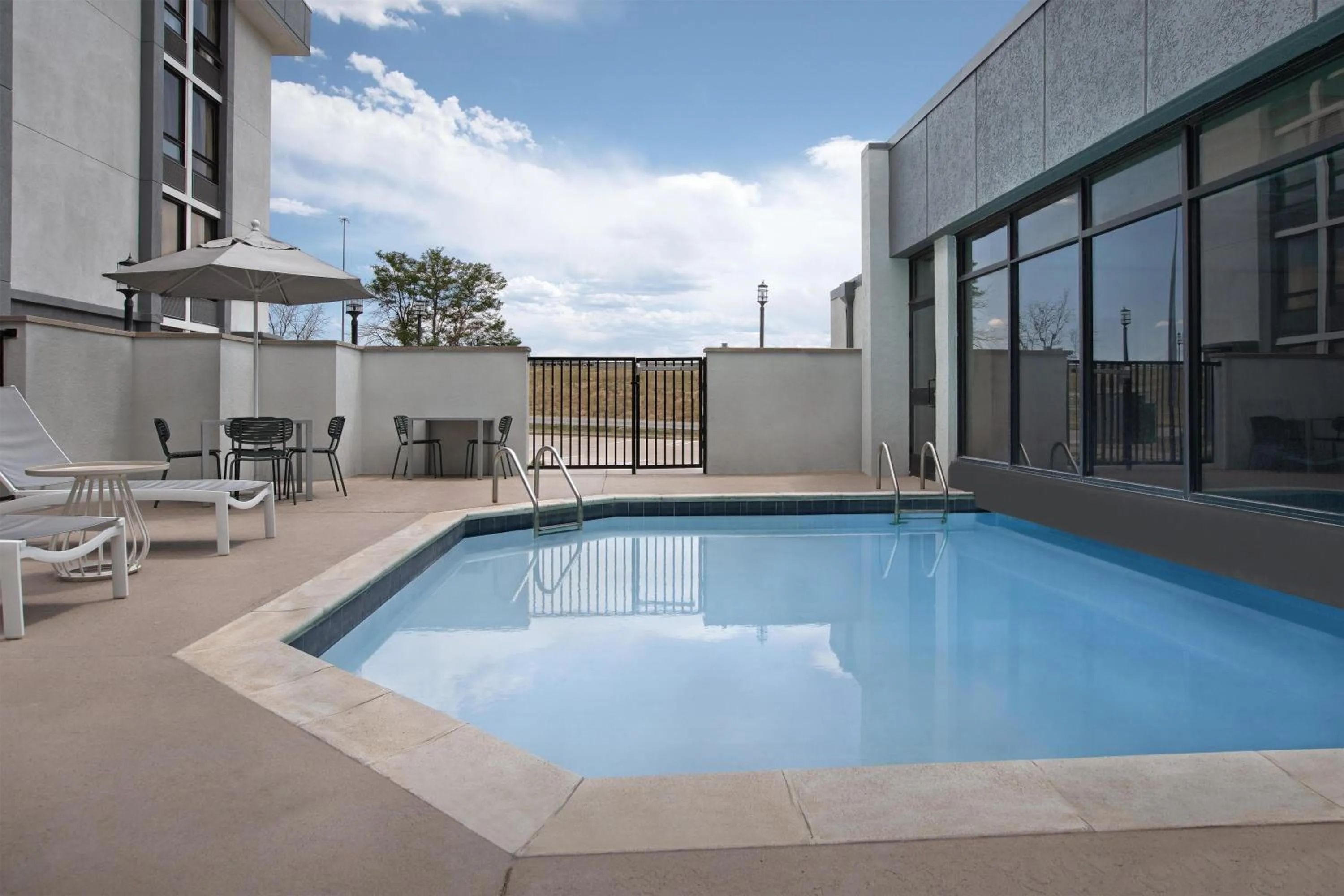 Pool view in Spark by Hilton Denver East I 70