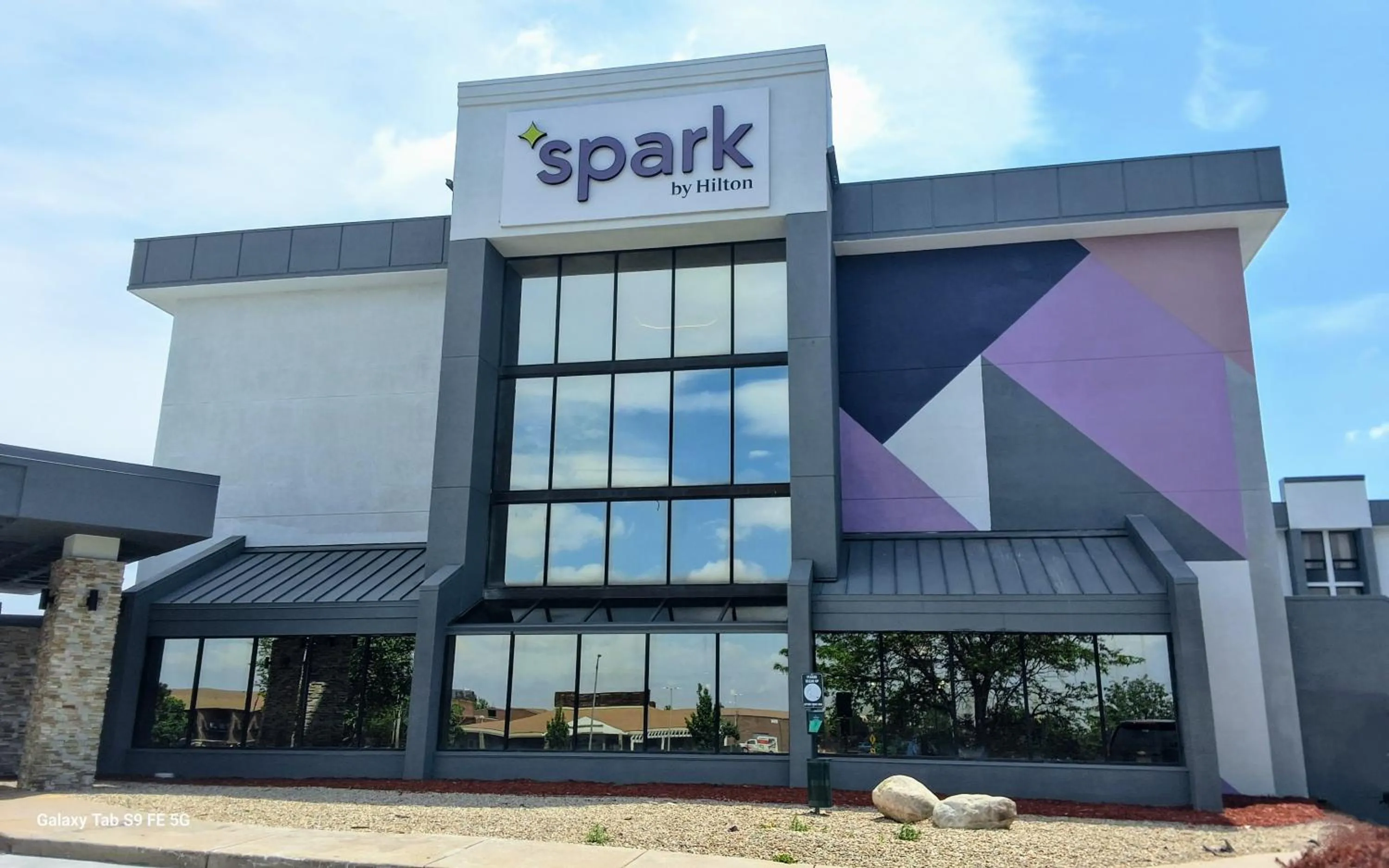 Property building in Spark by Hilton Denver East I 70