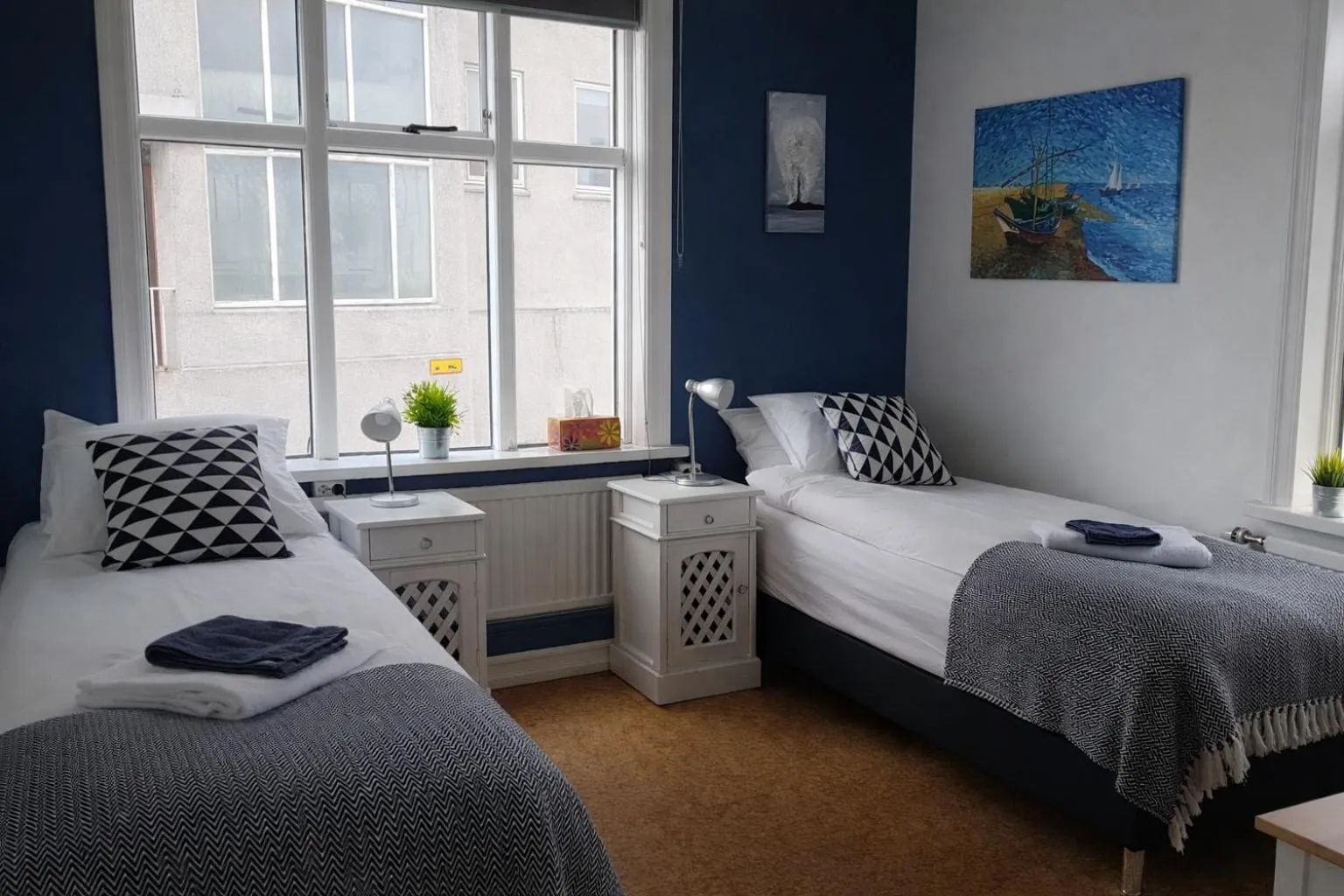 Bedroom, Bed in Refurinn Reykjavik Guesthouse