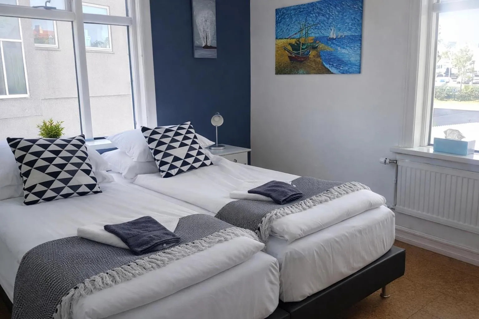 Bedroom, Bed in Refurinn Reykjavik Guesthouse