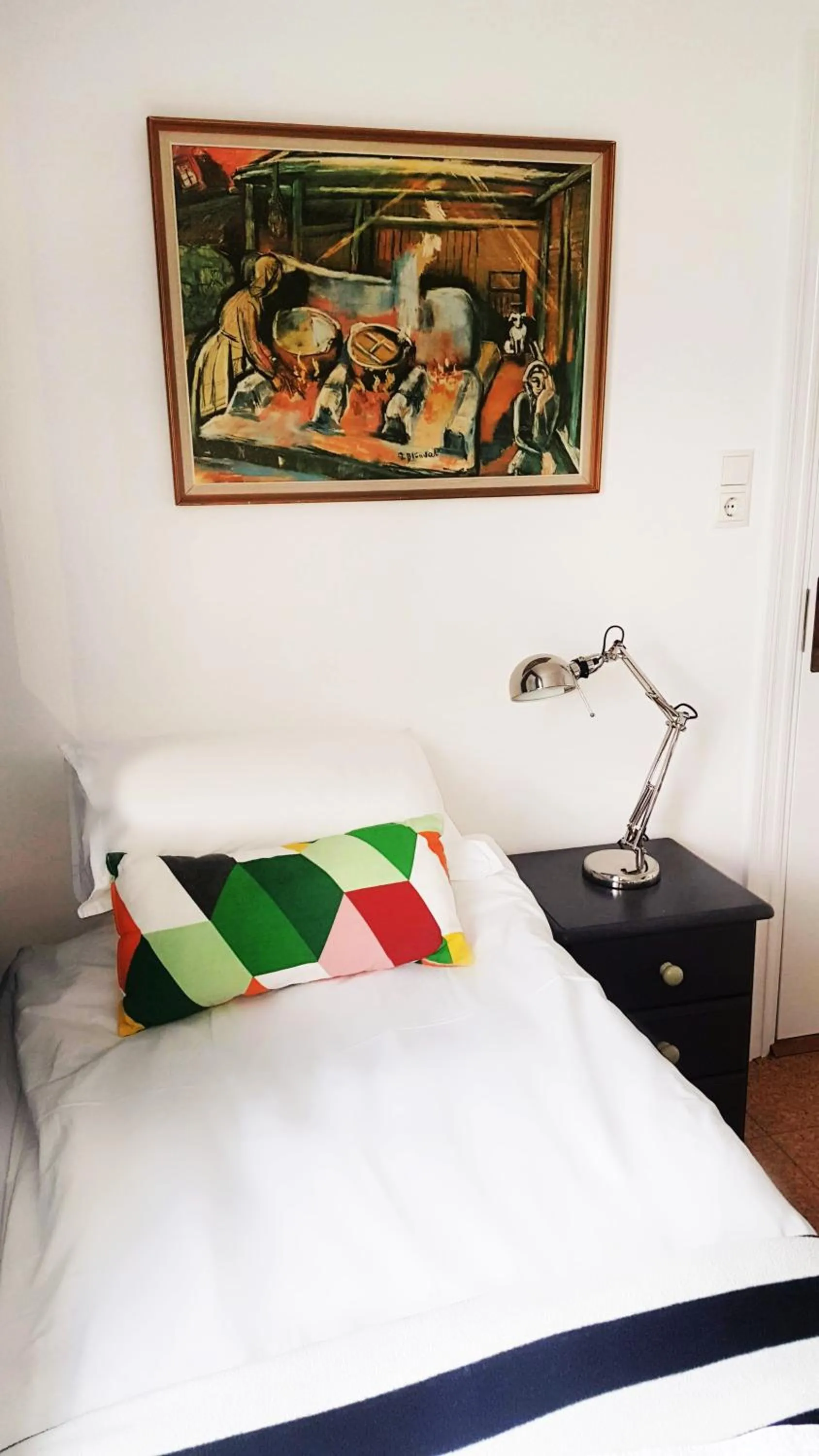 Bed in Refurinn Reykjavik Guesthouse