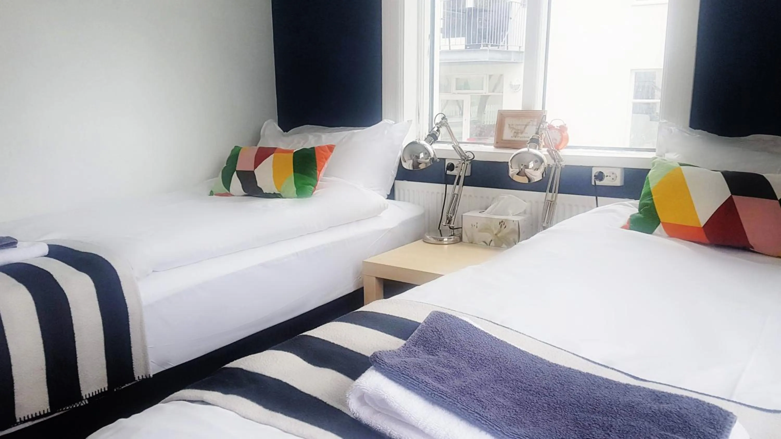 Bed in Refurinn Reykjavik Guesthouse