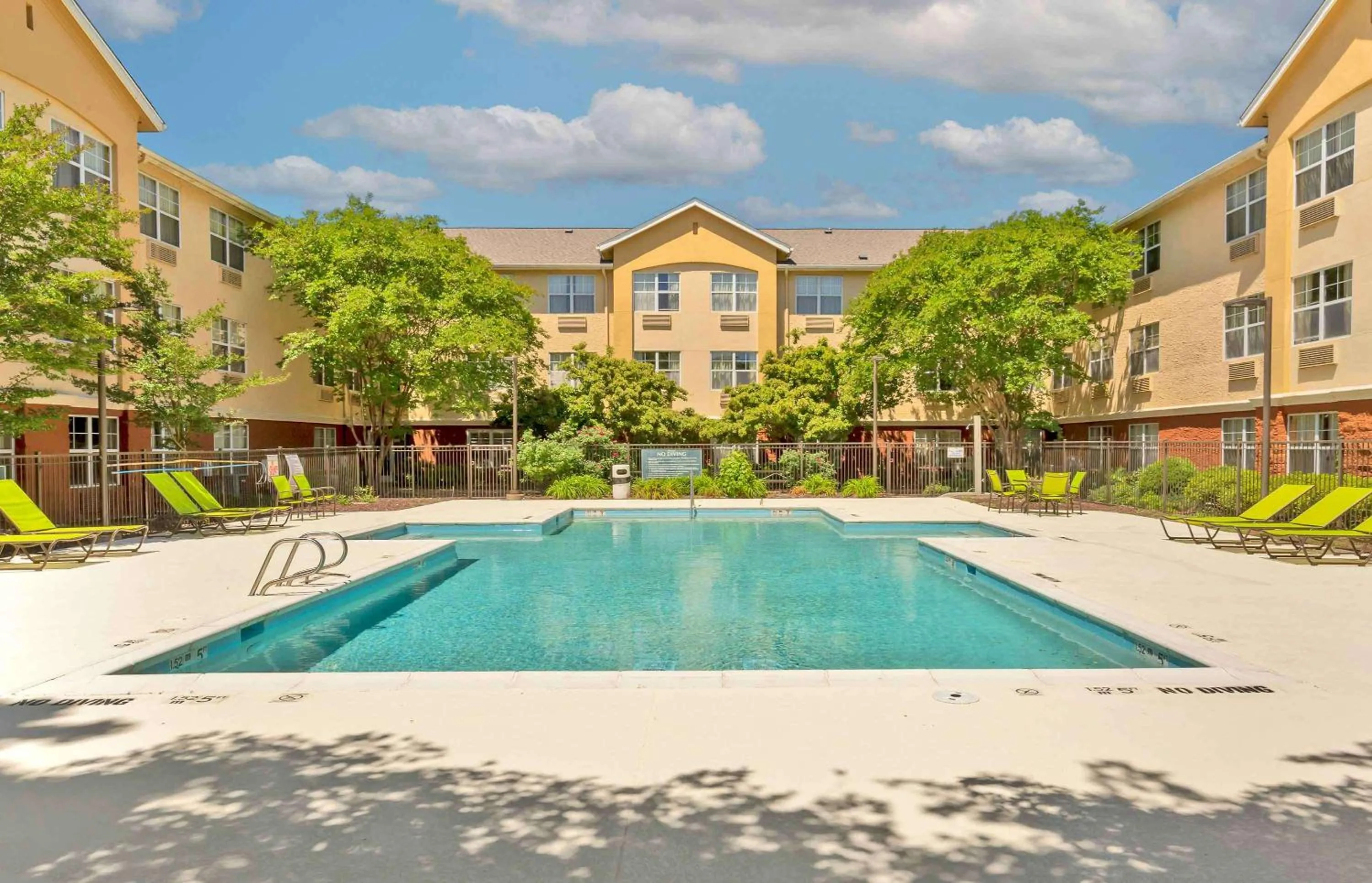 Pool view in Extended Stay America Suites - Raleigh - RTP - 4919 Miami Blvd