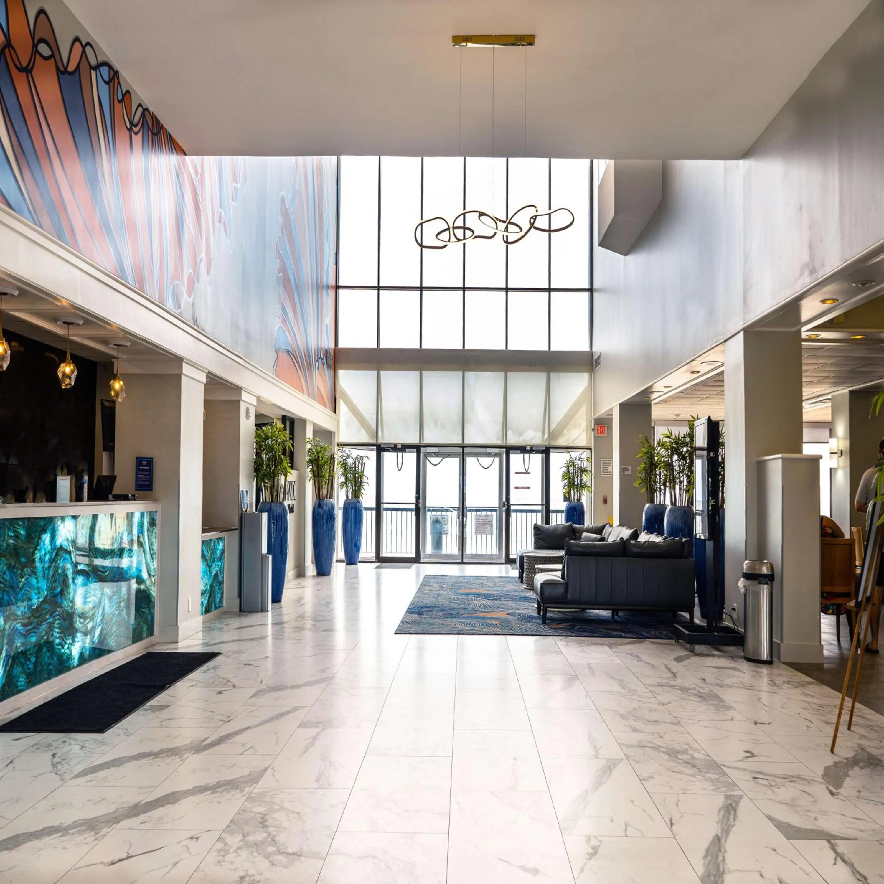 Lobby or reception in DoubleTree by Hilton Corpus Christi Beachfront