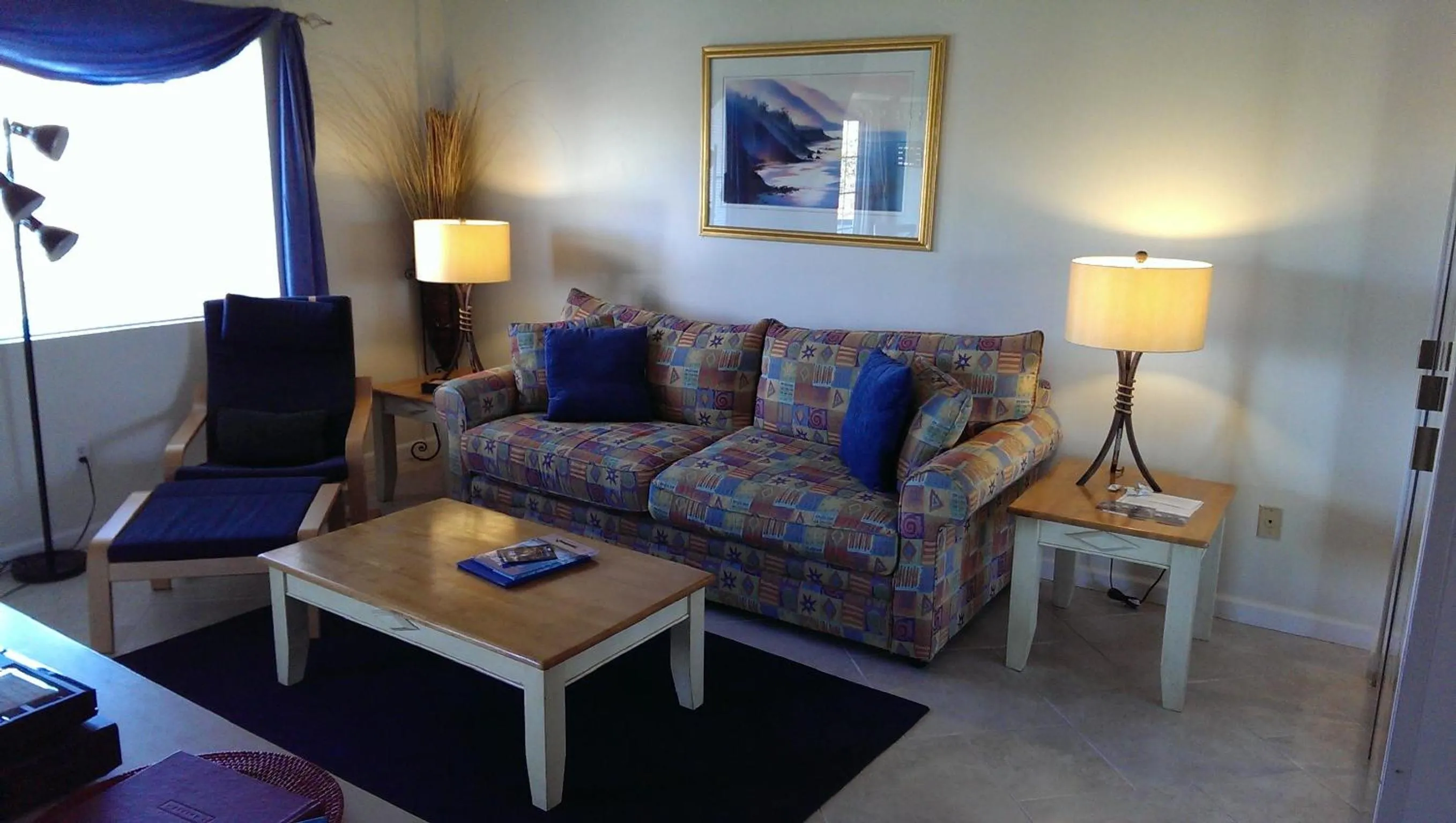 Living room in Montauk Manor