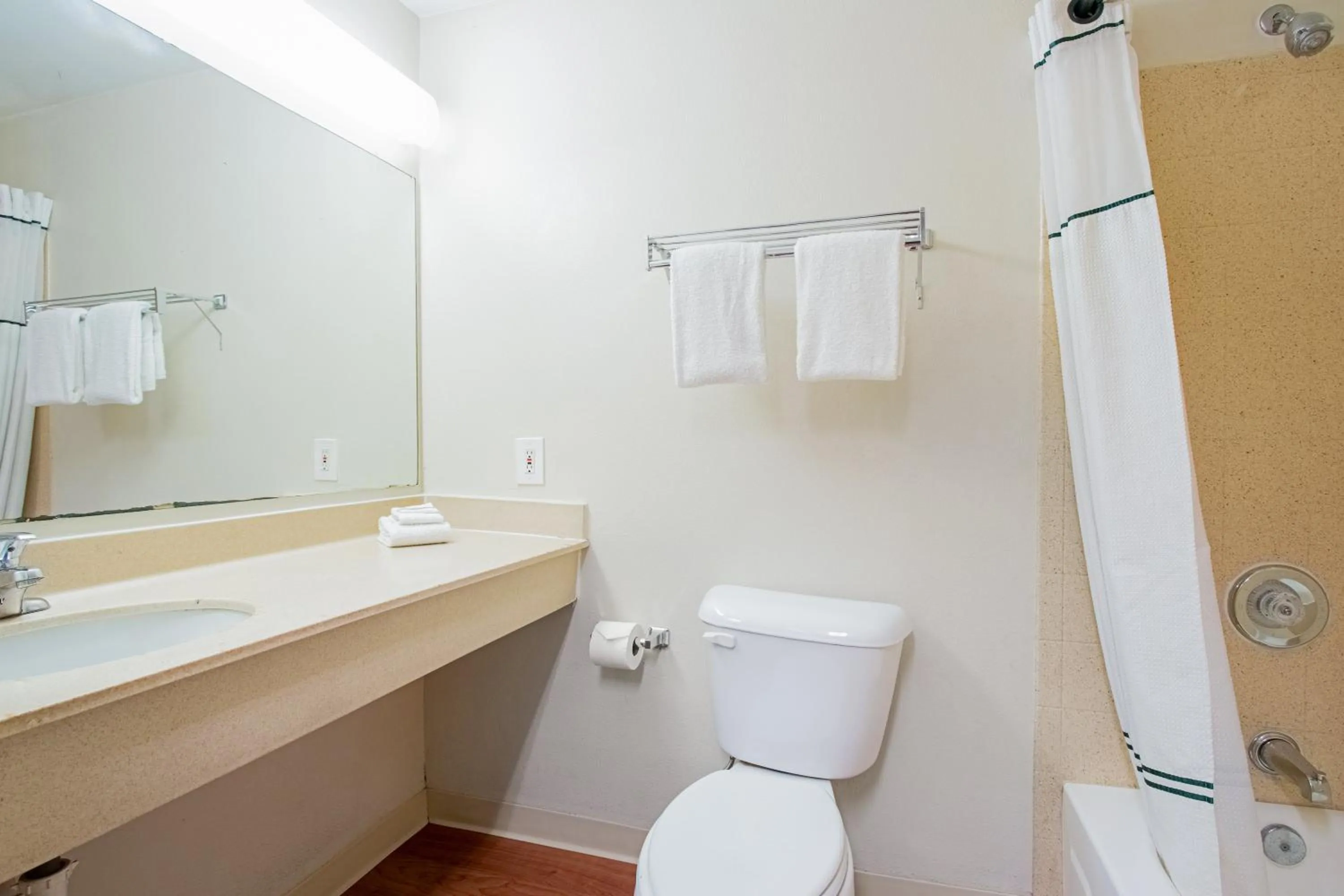 Bathroom in HomeTowne Studios by Red Roof Phoenix - Dunlap Ave