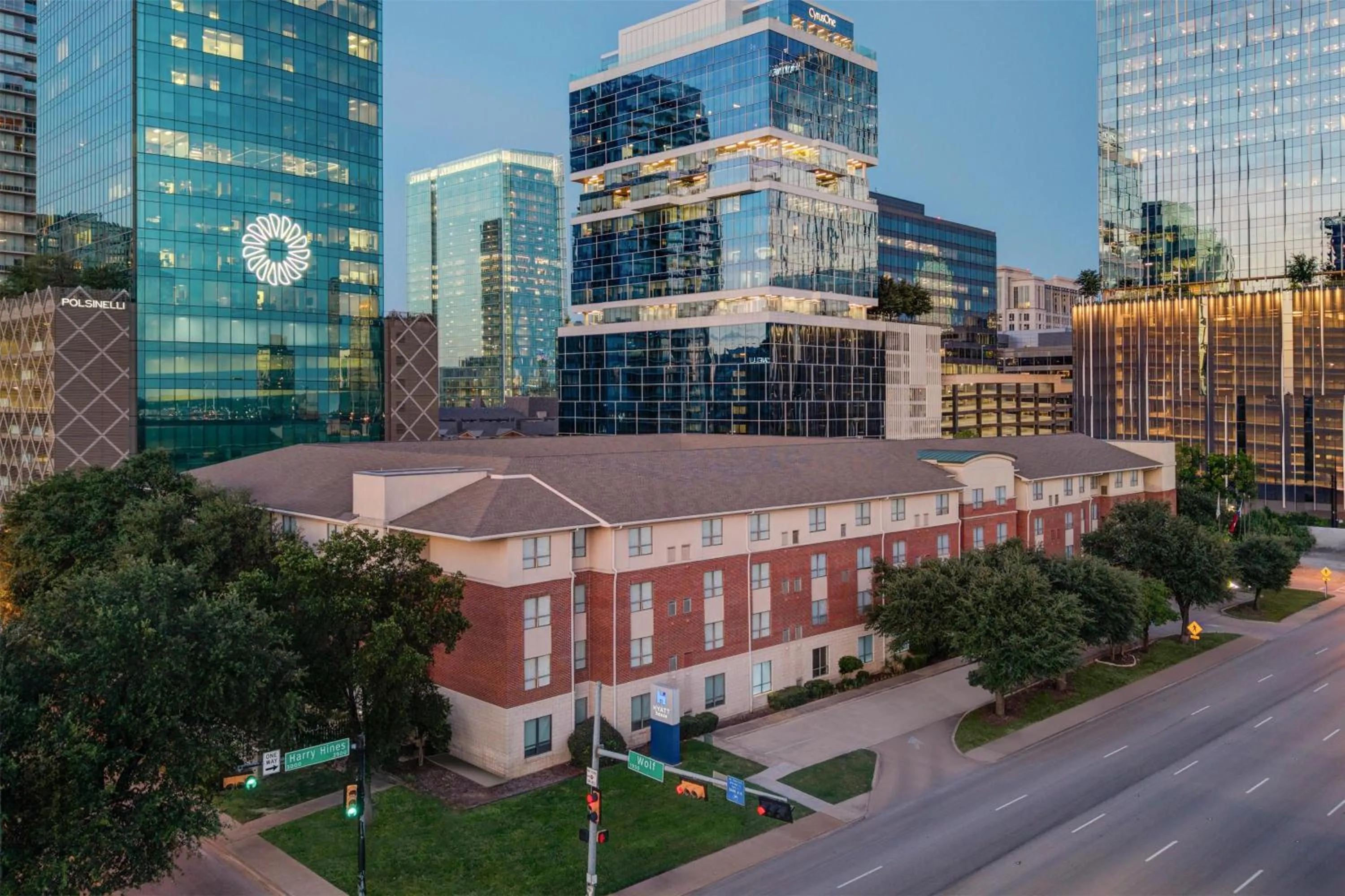 Property building in Hyatt House Dallas Uptown