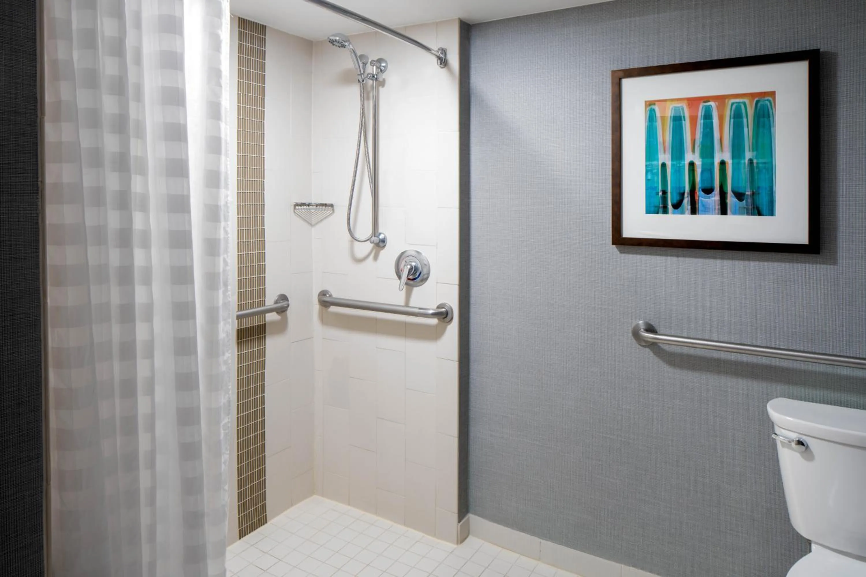 Shower in Hyatt Place Fair Lawn Paramus