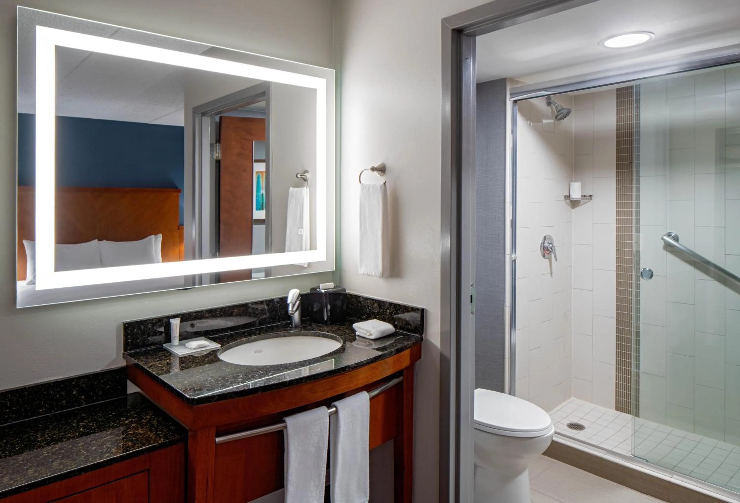 Shower in Hyatt Place Fair Lawn Paramus