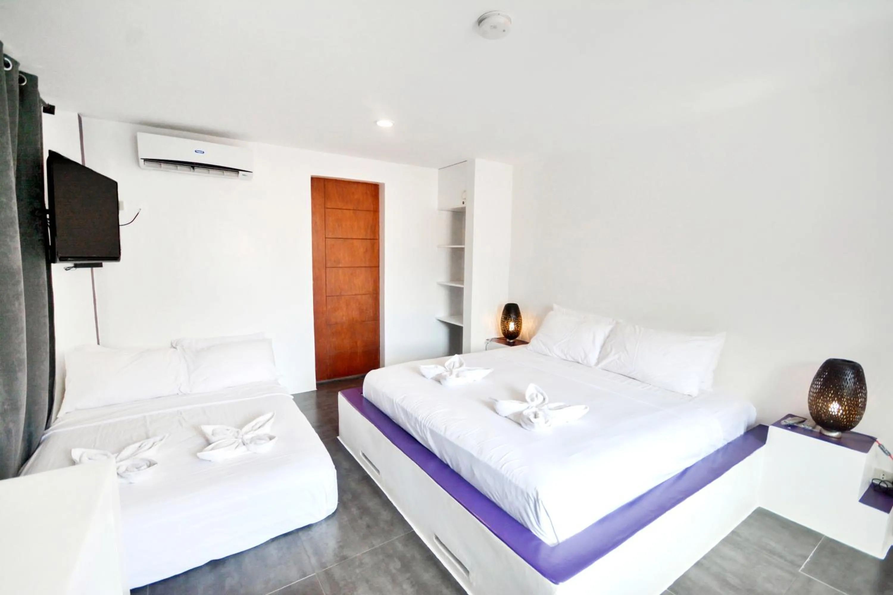 Bed in BABOSAM Hotel