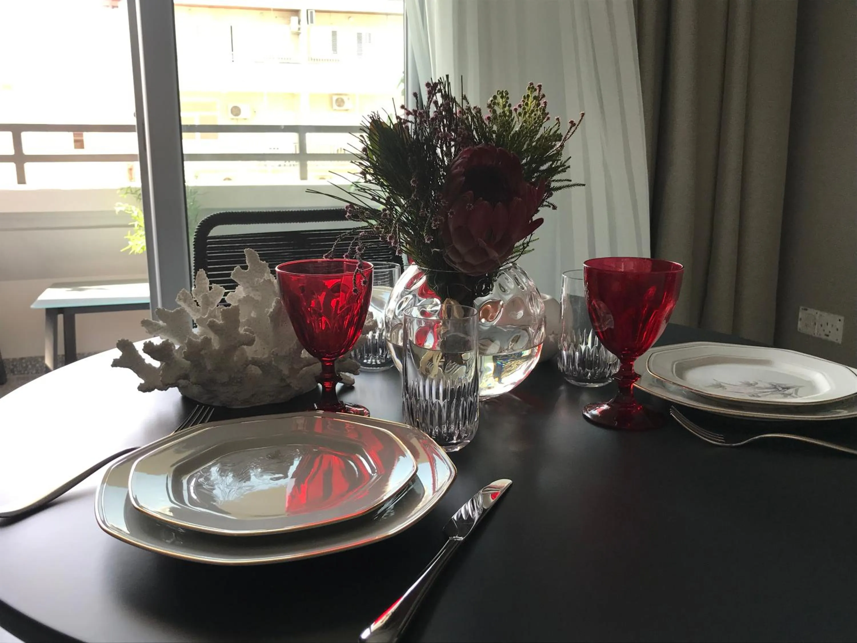 Dining area in Levante Holiday Apartments