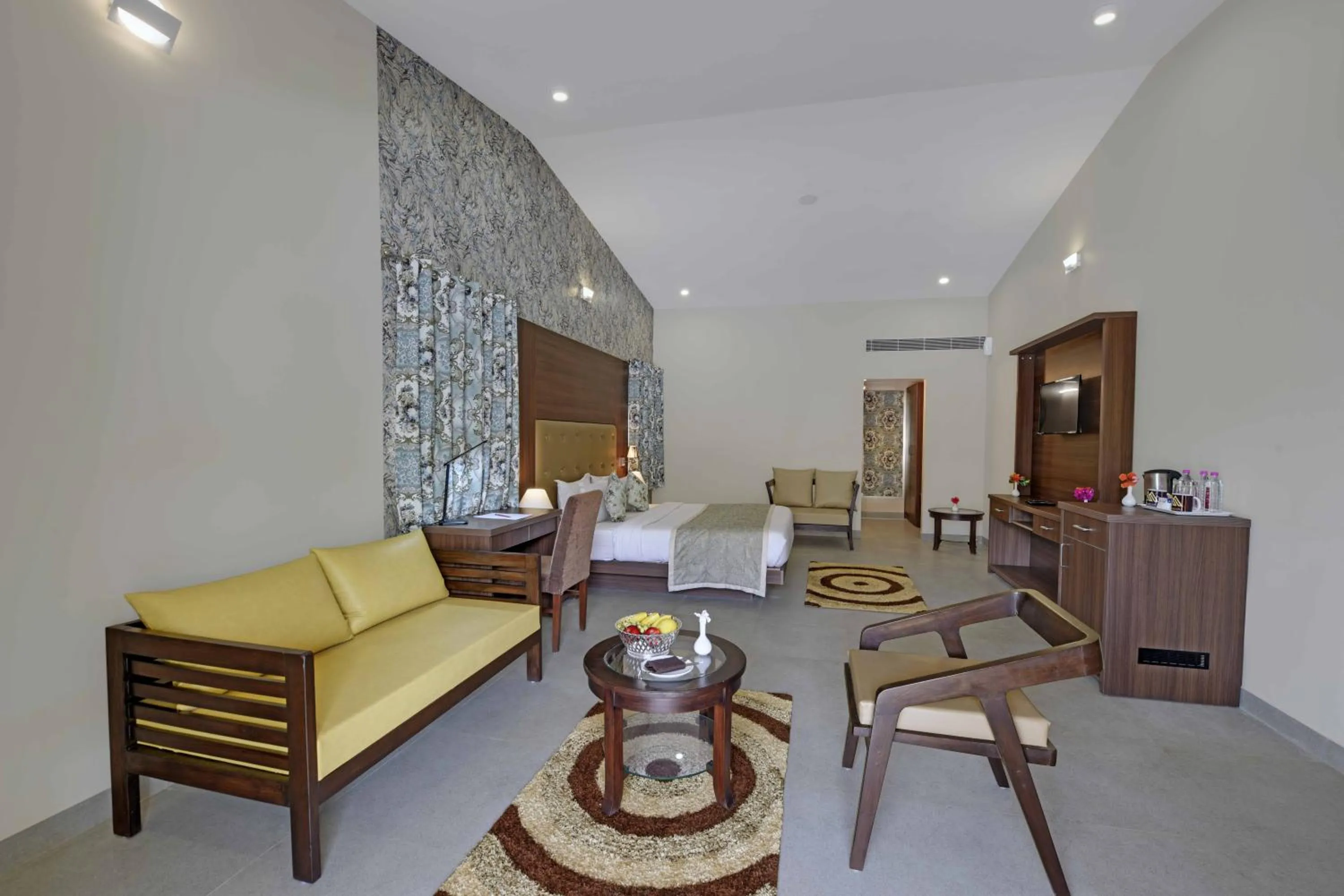 Seating area in The Maharana Bagh by Trulyy