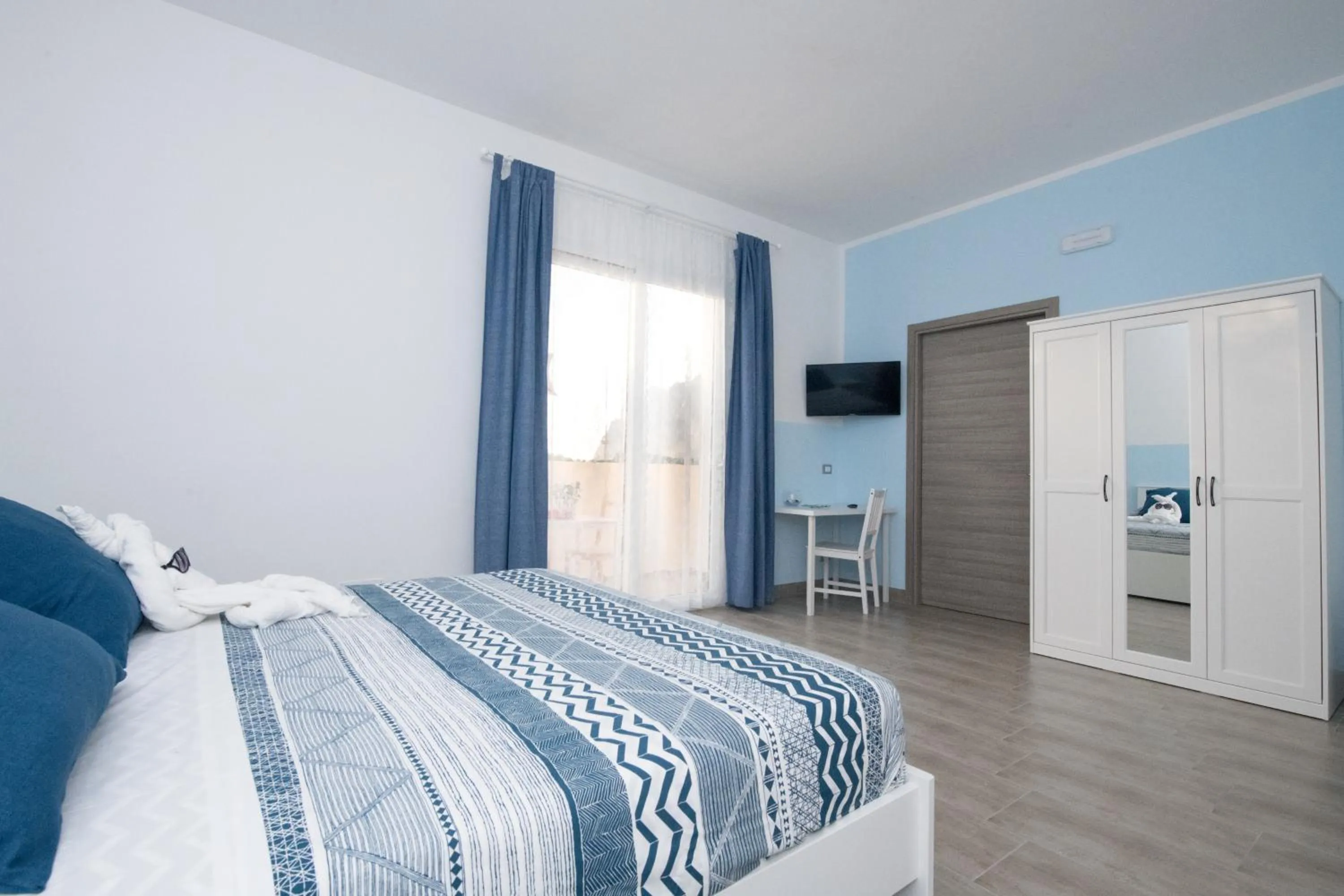 Bed in Dove sorge il sole