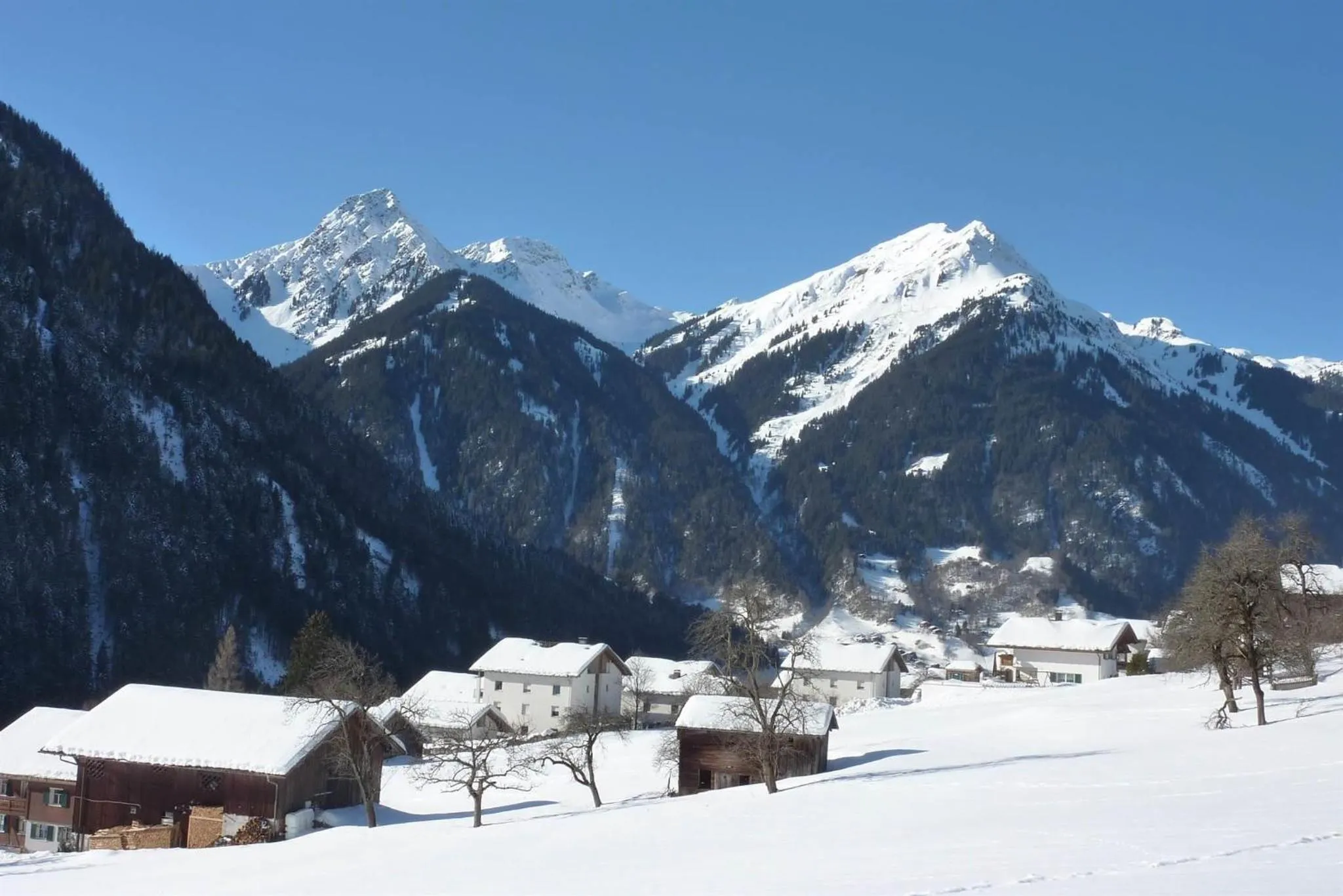 Natural landscape in Haus Salzmann
