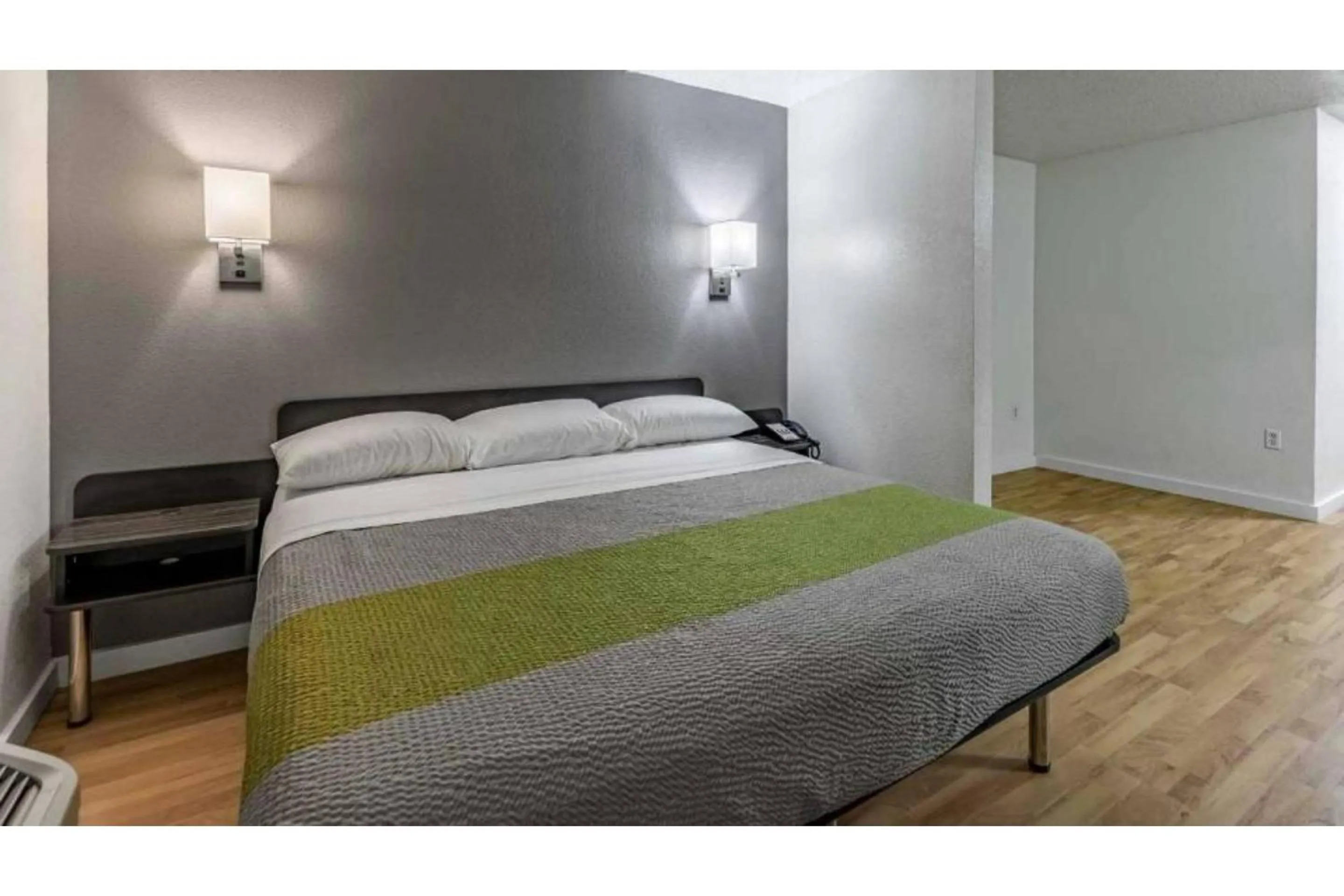 Bedroom, Bed in Studio 6-Dallas, TX