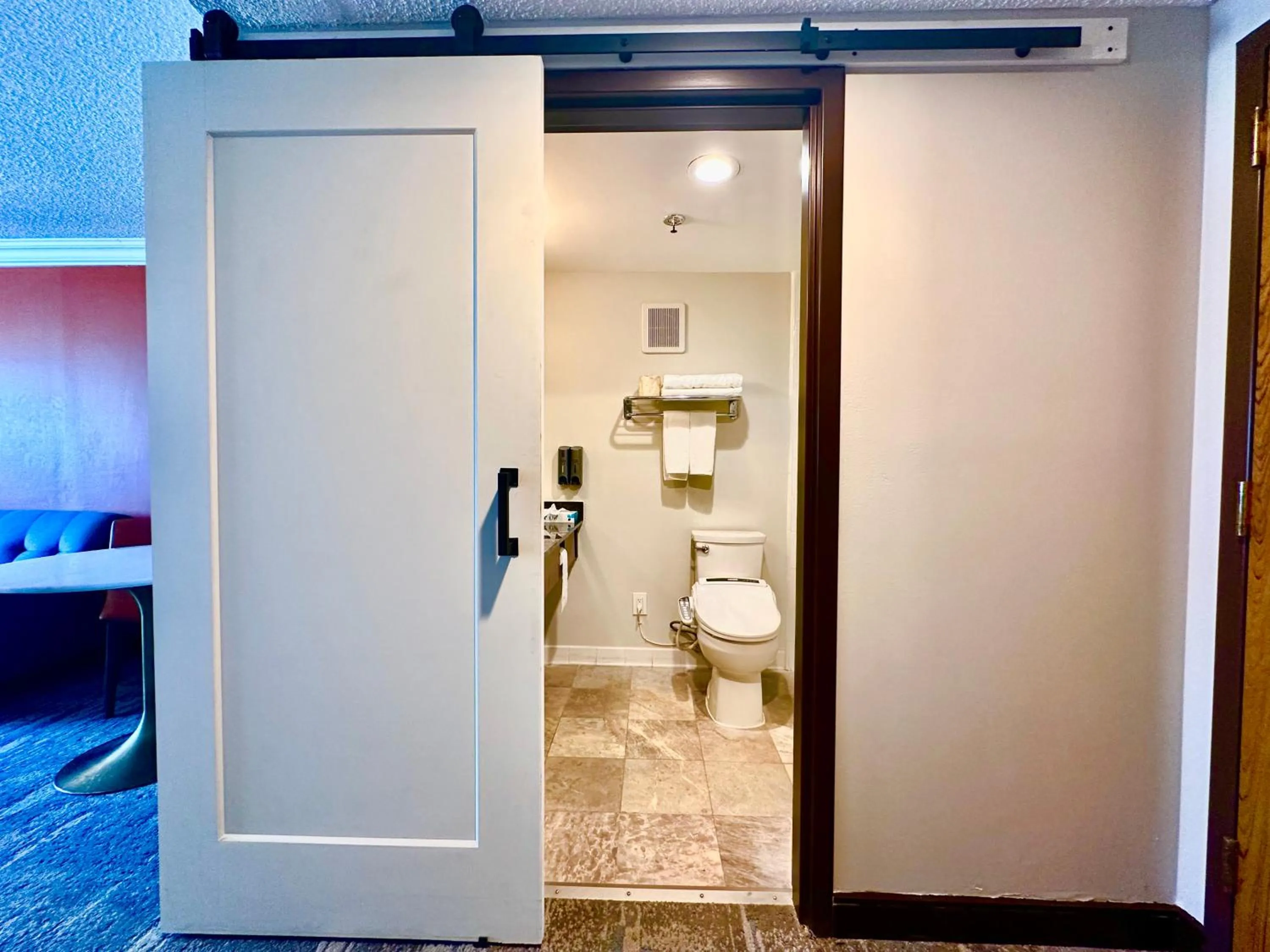 Toilet in Lincoln Hotel Monterey Park Los Angeles