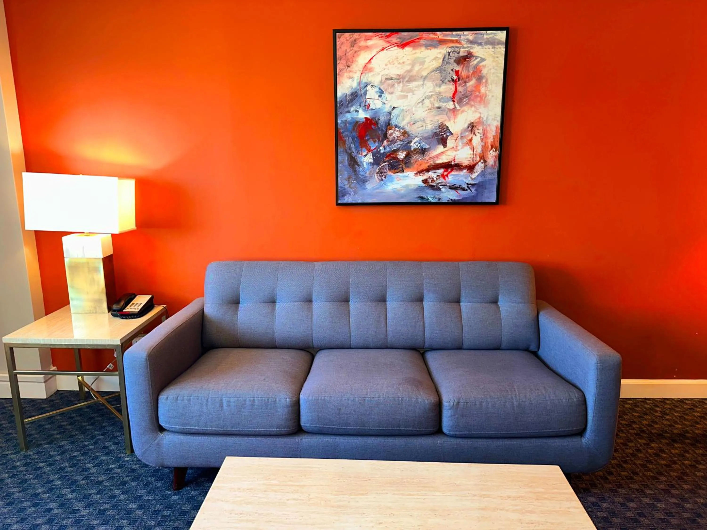 Living room in Lincoln Hotel Monterey Park Los Angeles