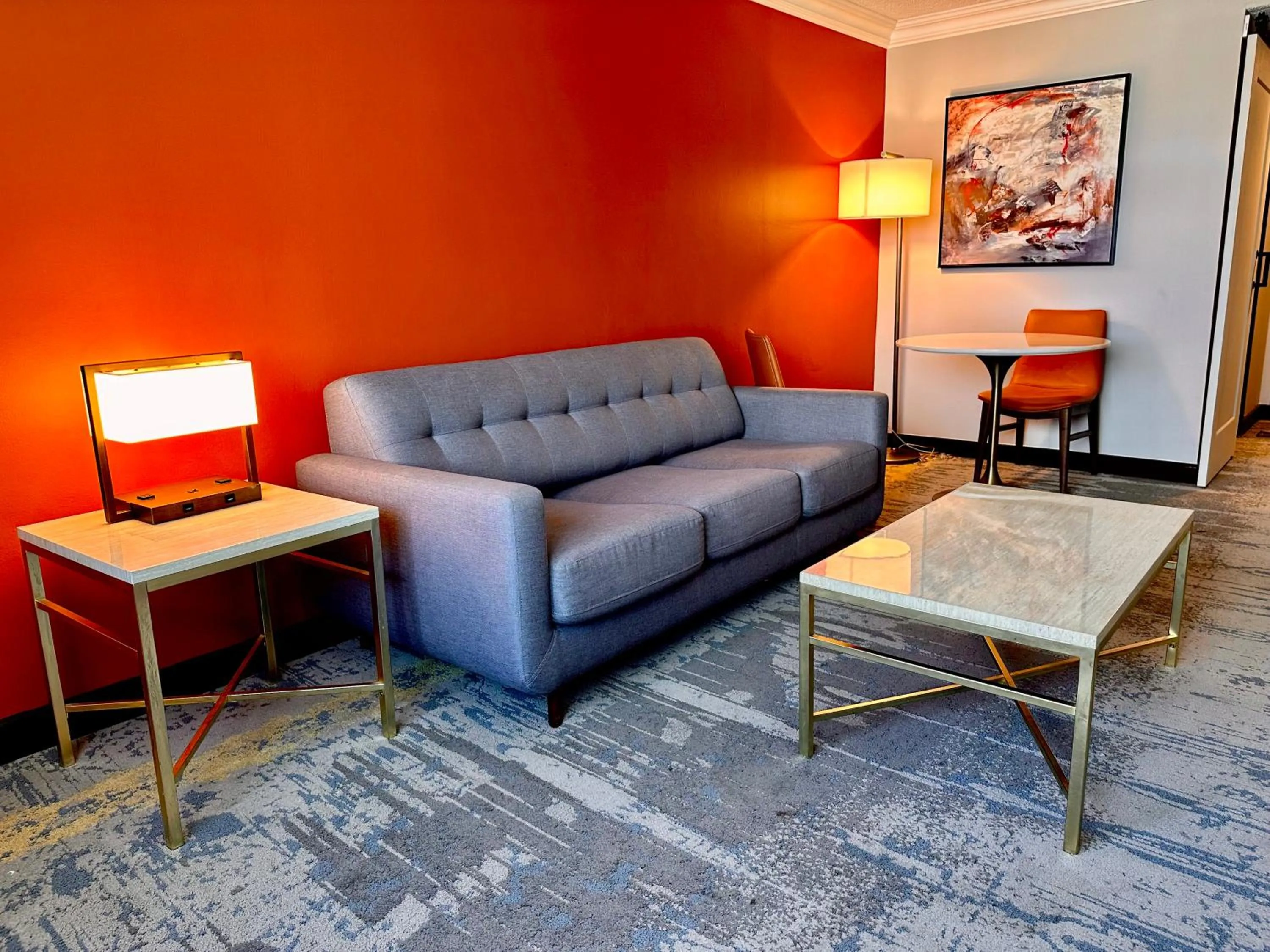 Living room in Lincoln Hotel Monterey Park Los Angeles