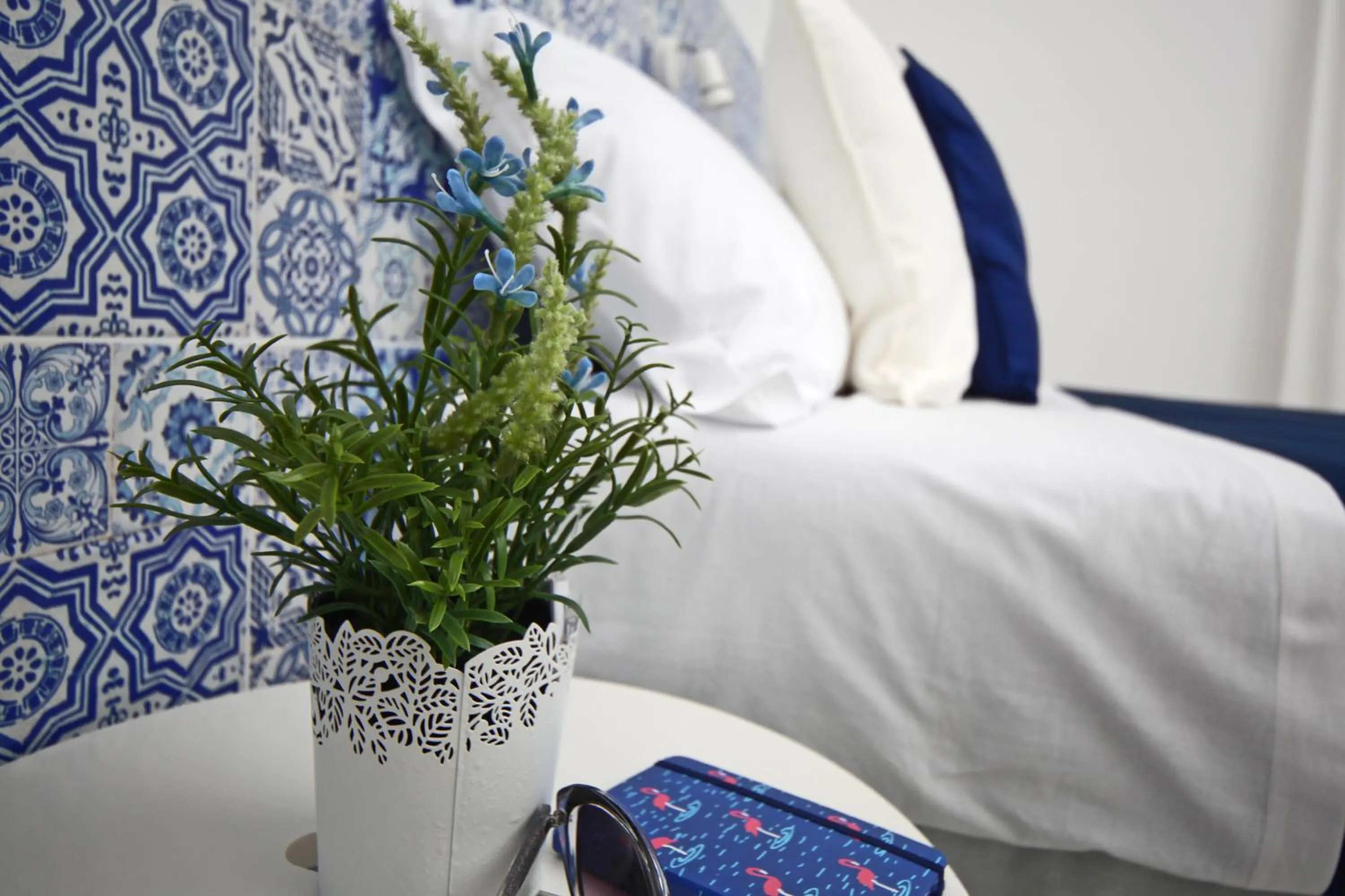 Decorative detail, Bed in Petra Solis by Jdvacanze