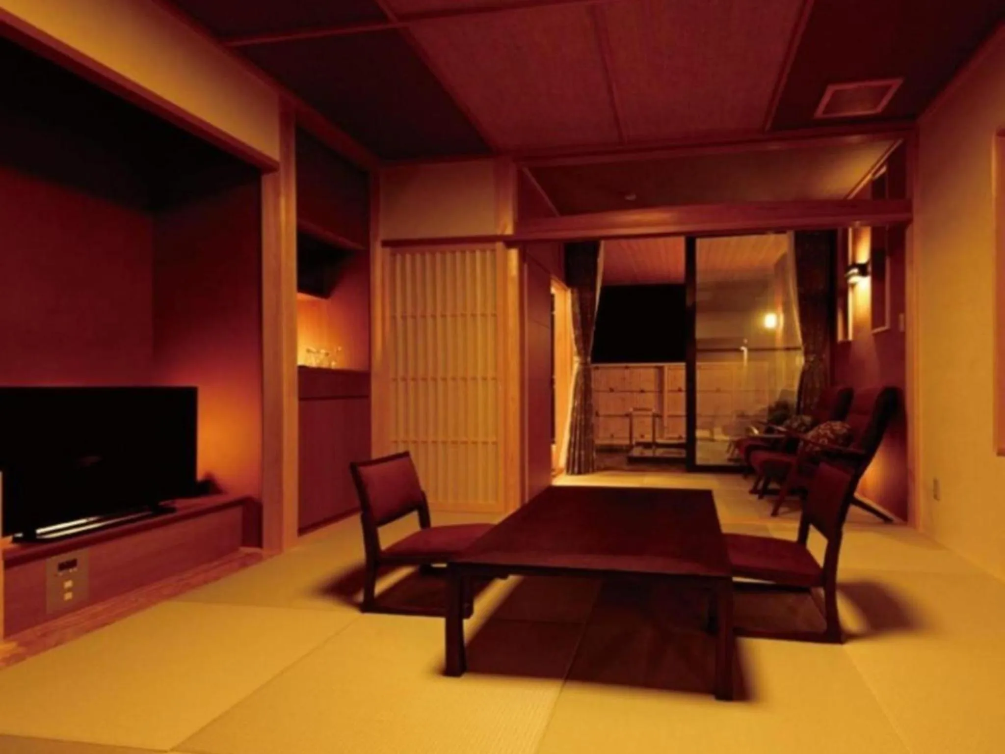 Living room in Manten no Yado