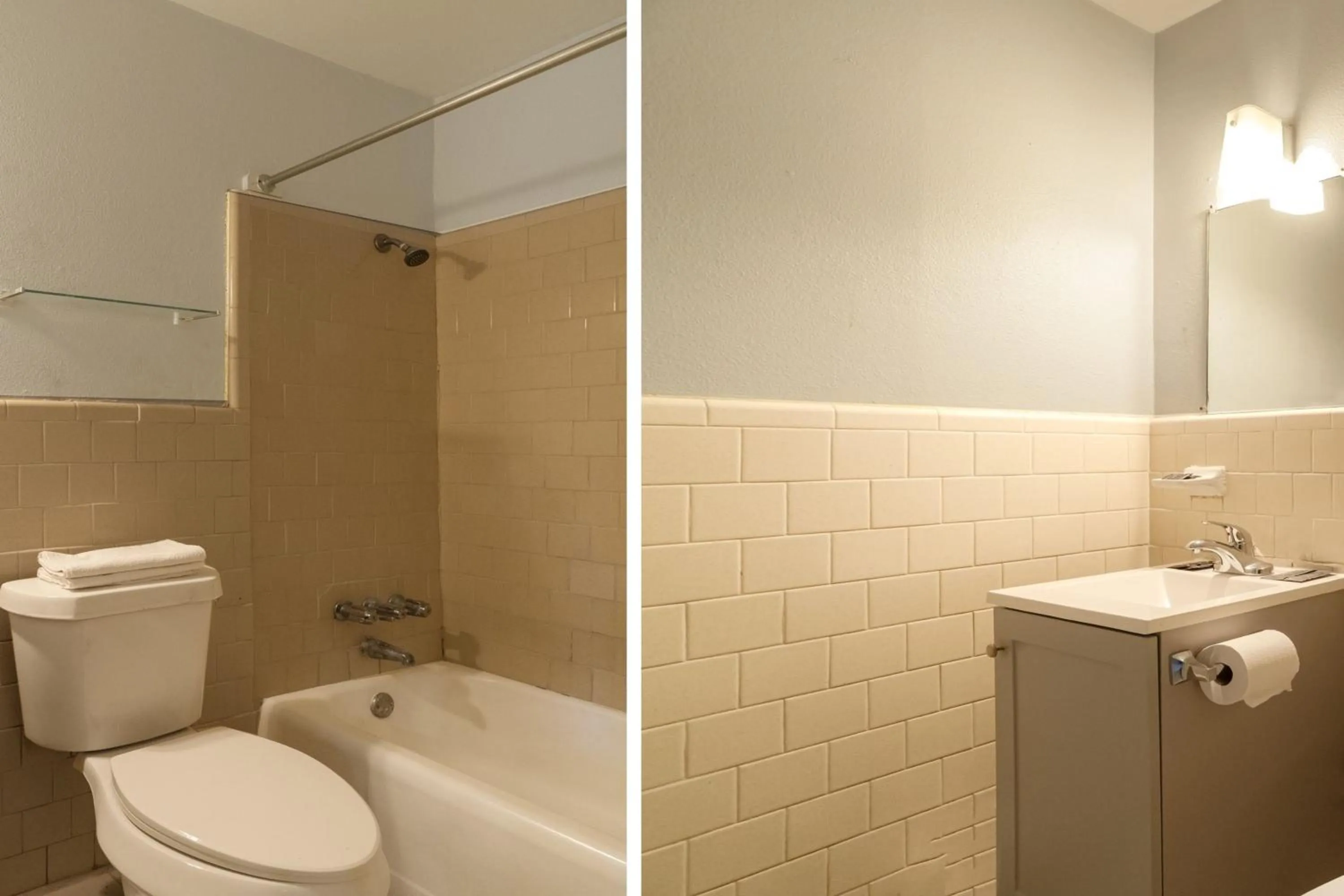 Bathroom in Capital O Parker Motel Clute Jackson Tx 332