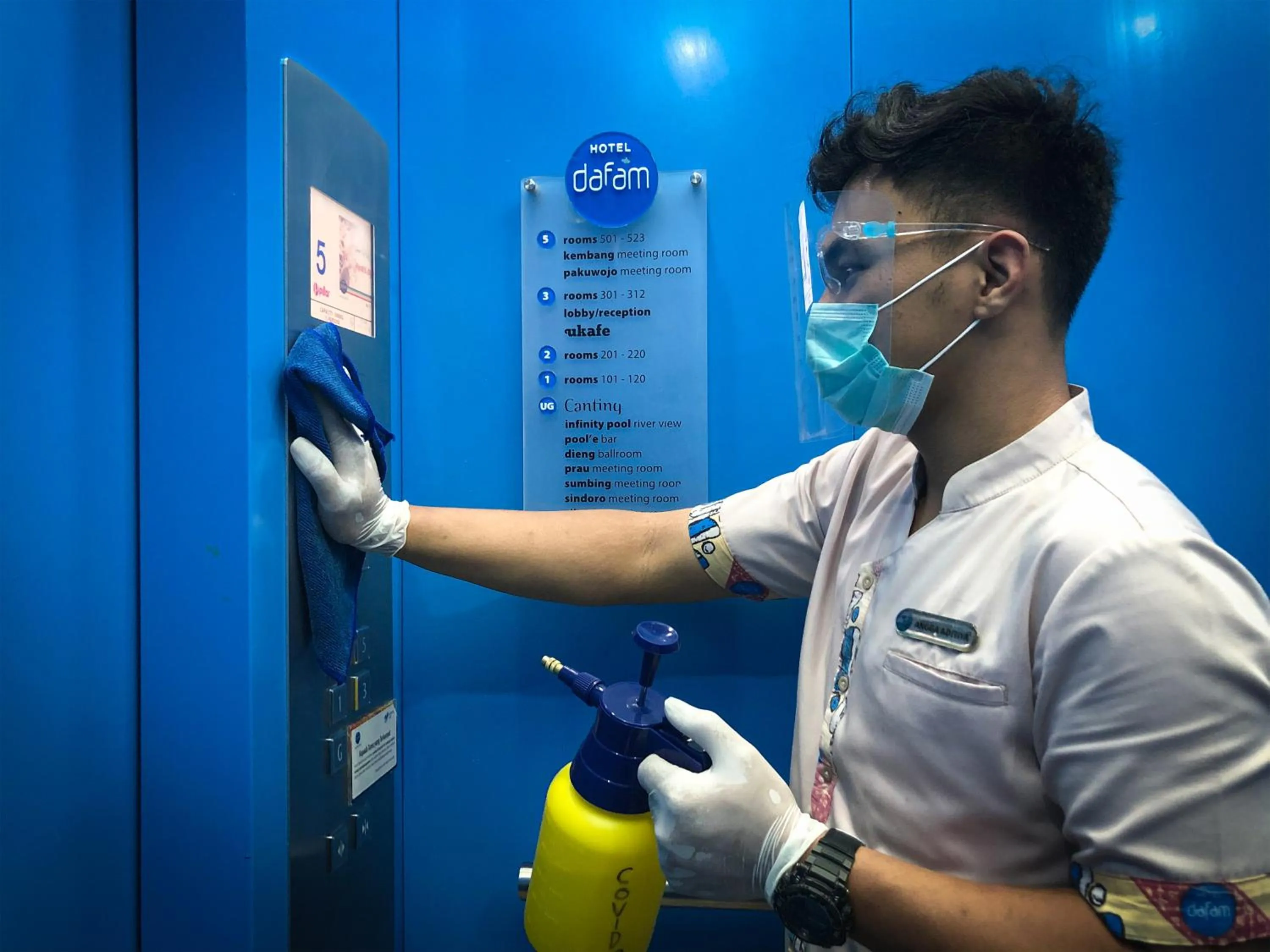 Staff in Hotel Dafam Wonosobo