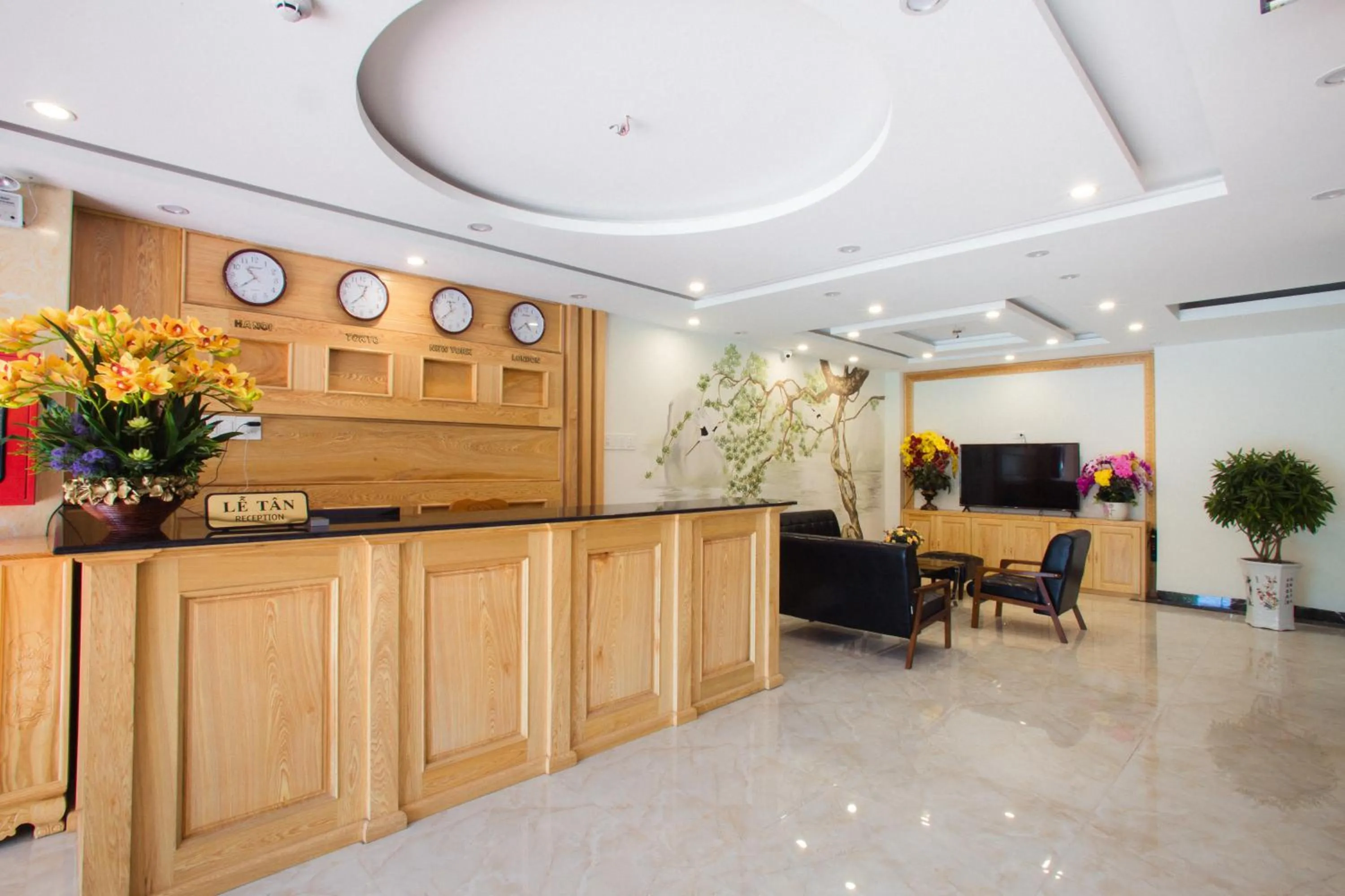 Lobby or reception in Selima Hotel